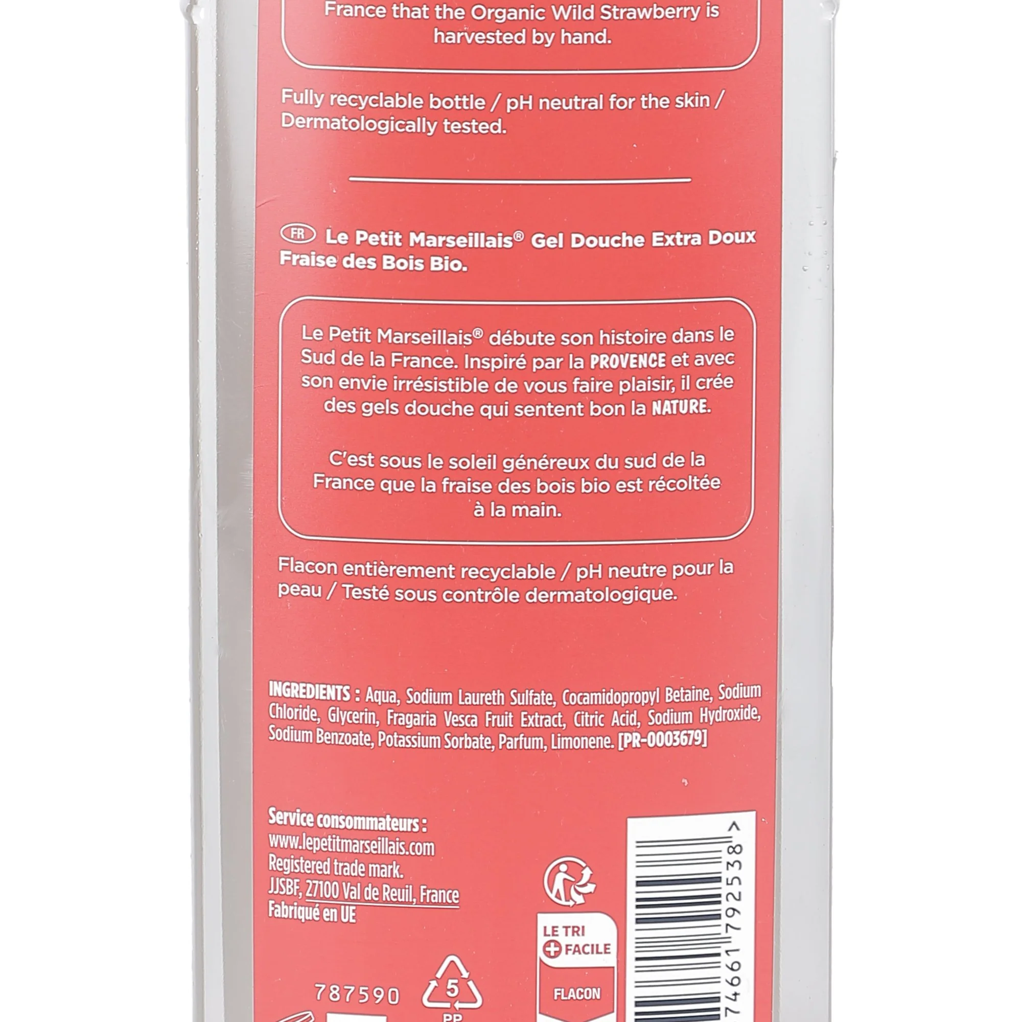 Gel douche délicat fraise gariguette - Image 3