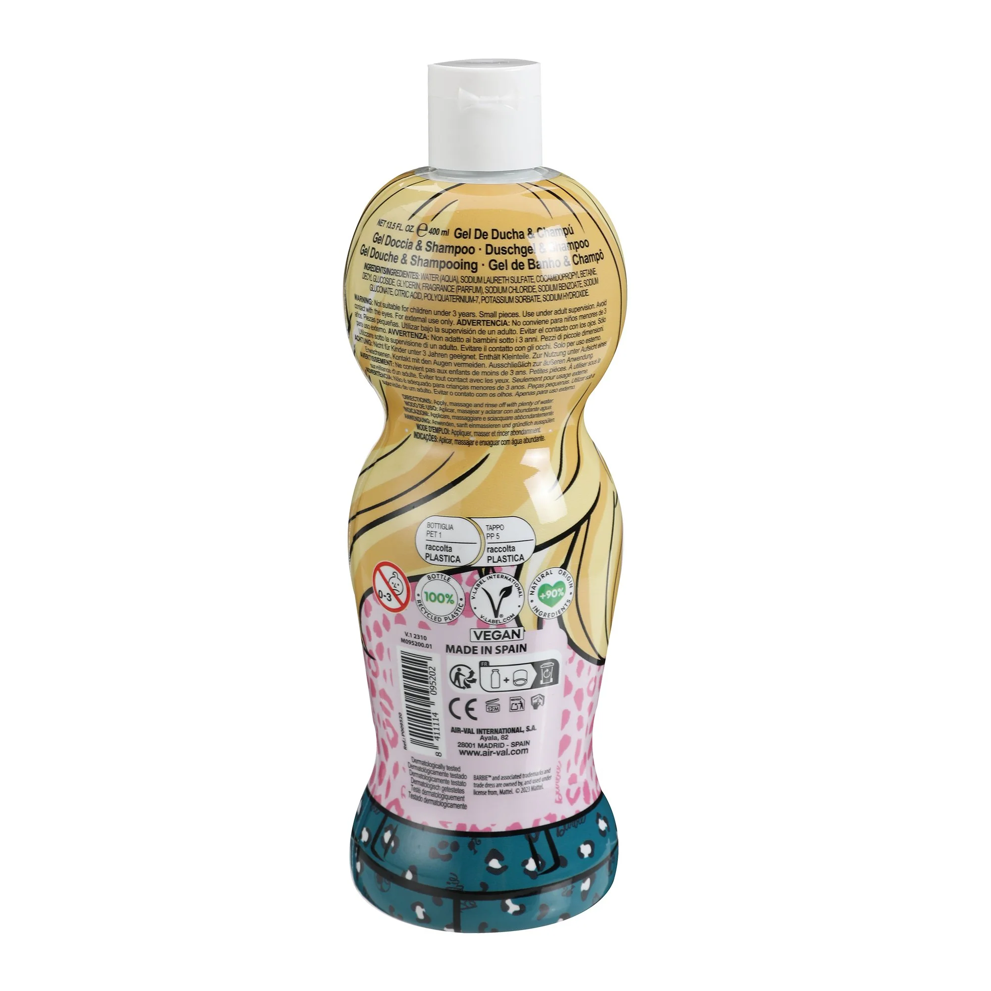 Gel douche et shampoing 2en1 Barbie - Image 2