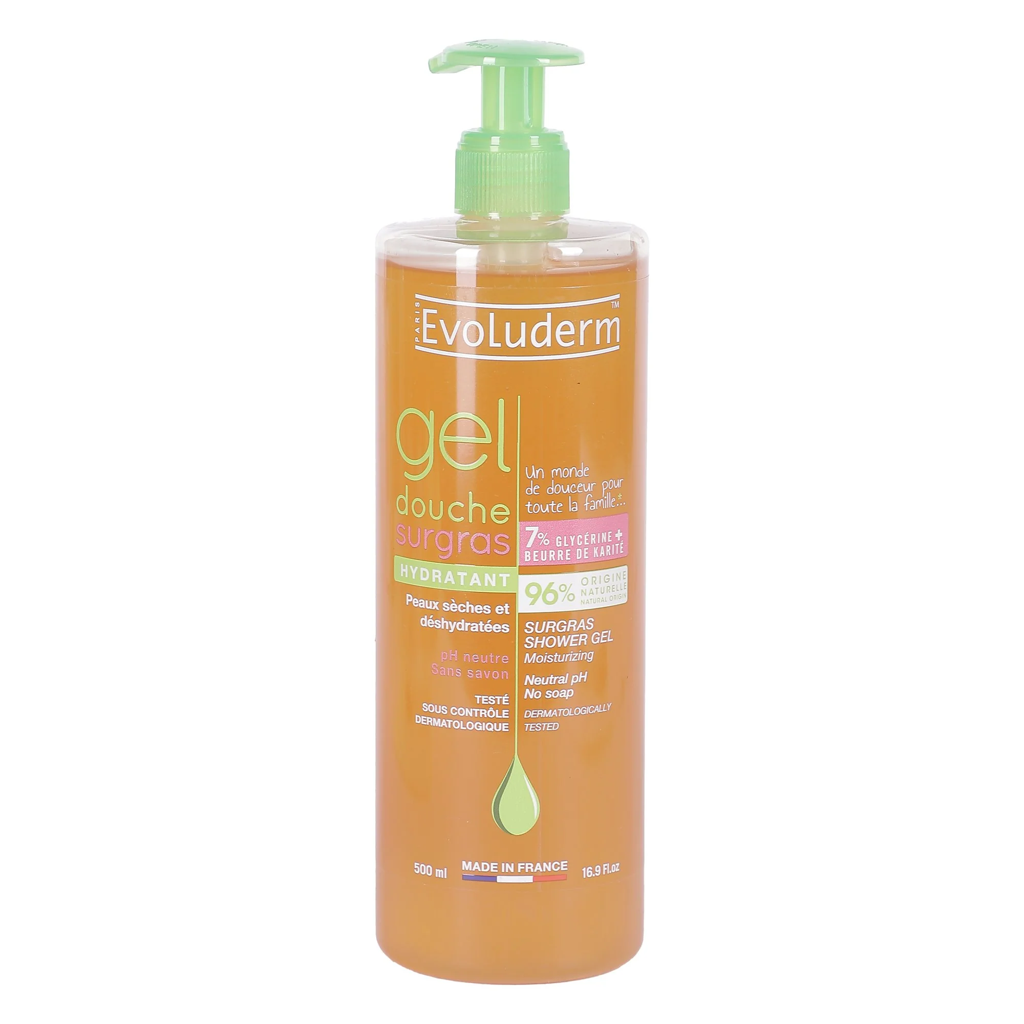 Gel douche surgras hydratant