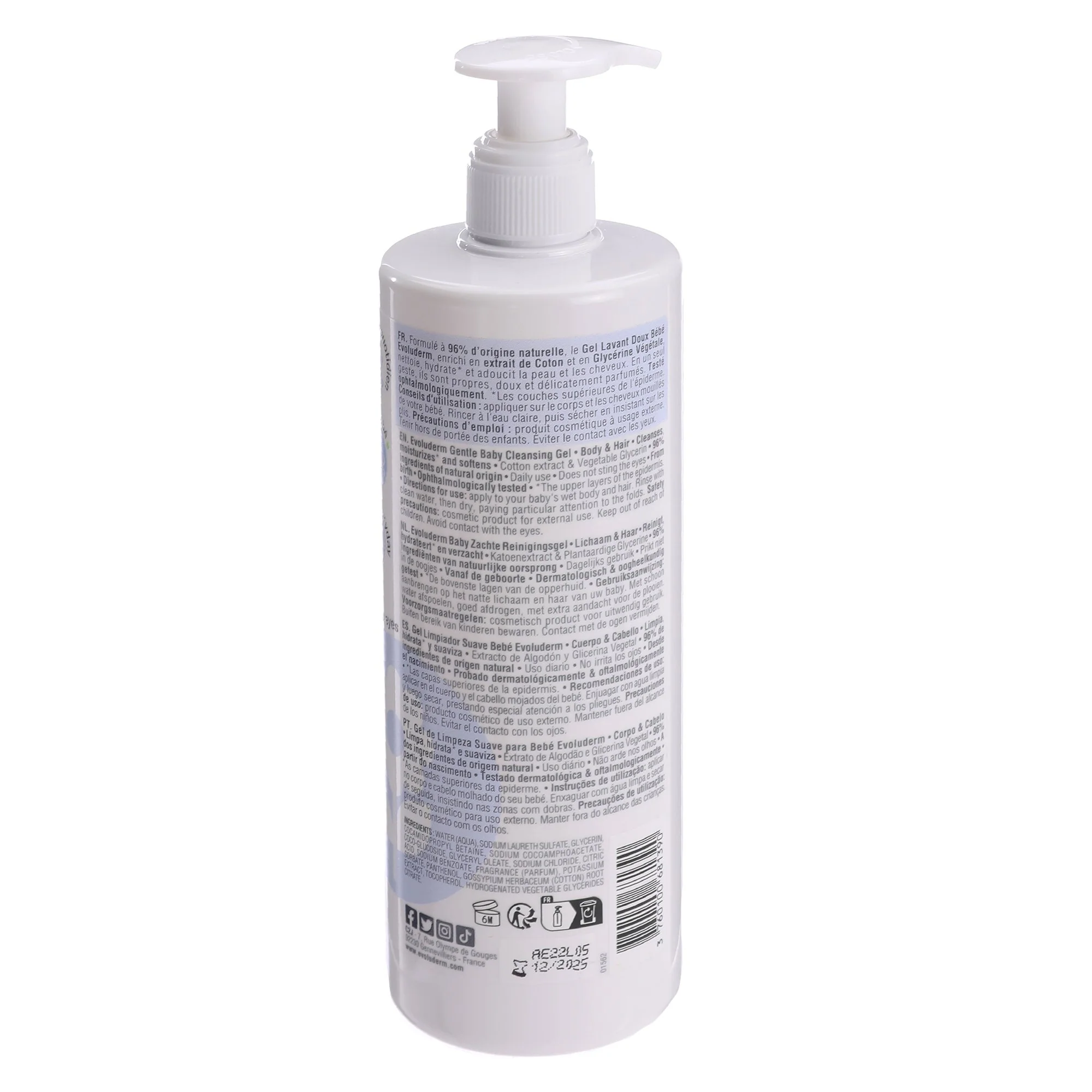 Gel Lavant Doux Bébé Visage & Corps - 500 ml - Image 2