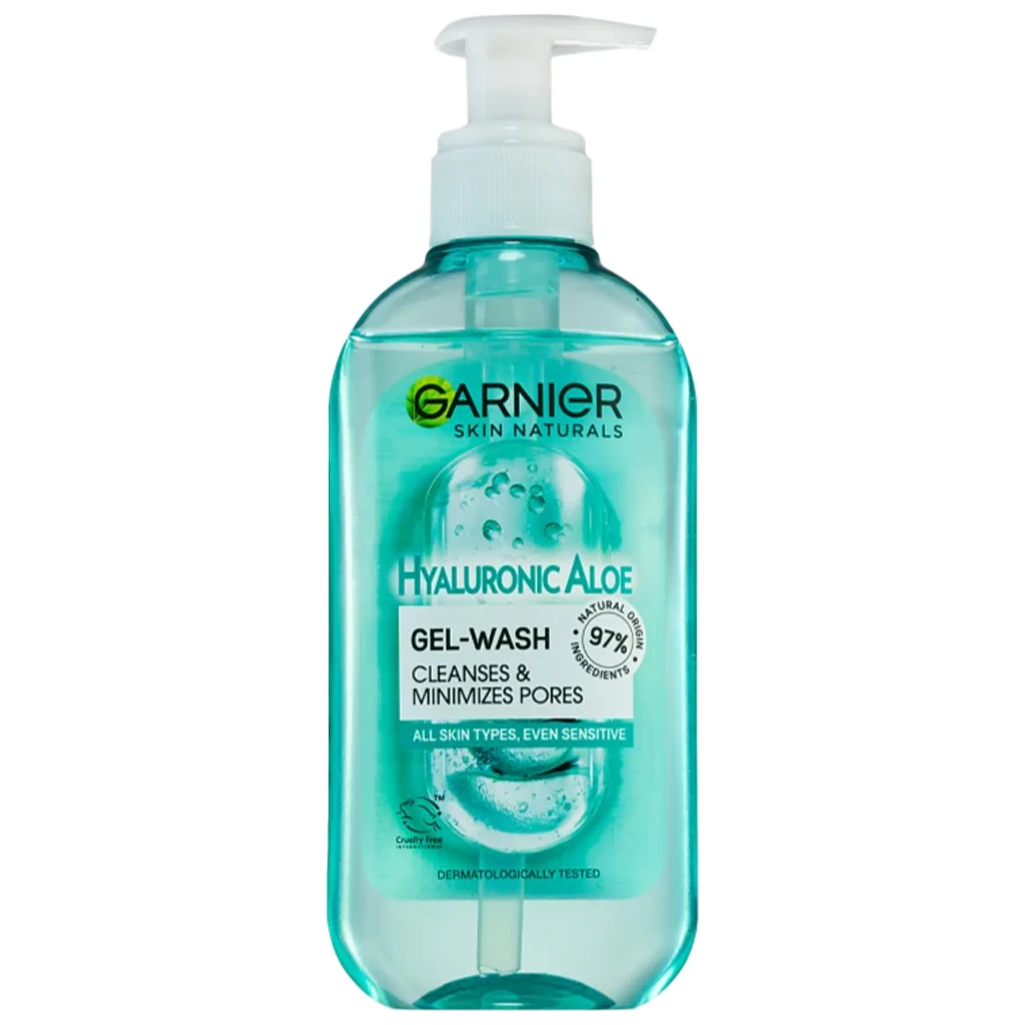 Gel nettoyant à l'acide hyaluronique et l'aloe vera
