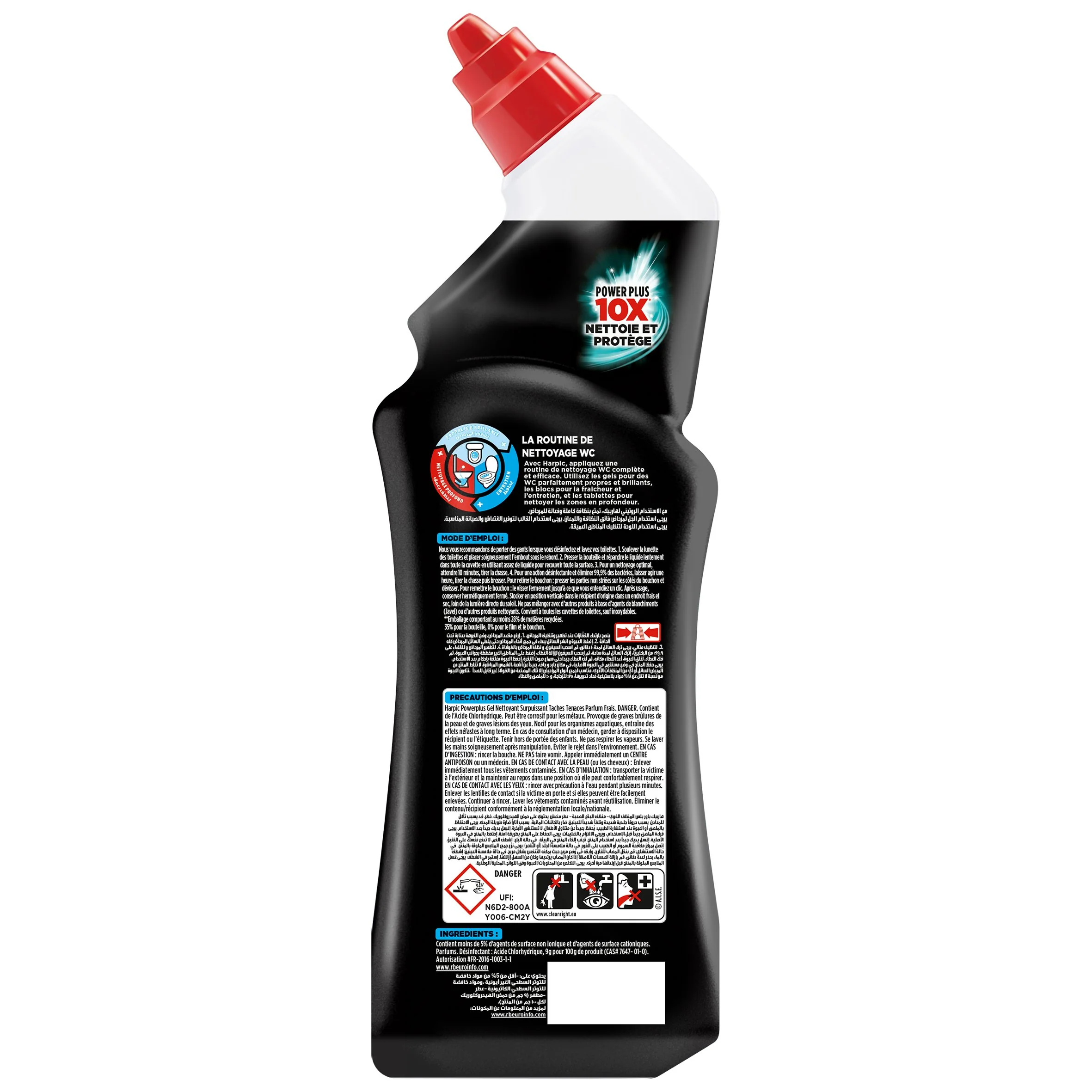 Gel WC power plus x10 taches tenaces - Image 2
