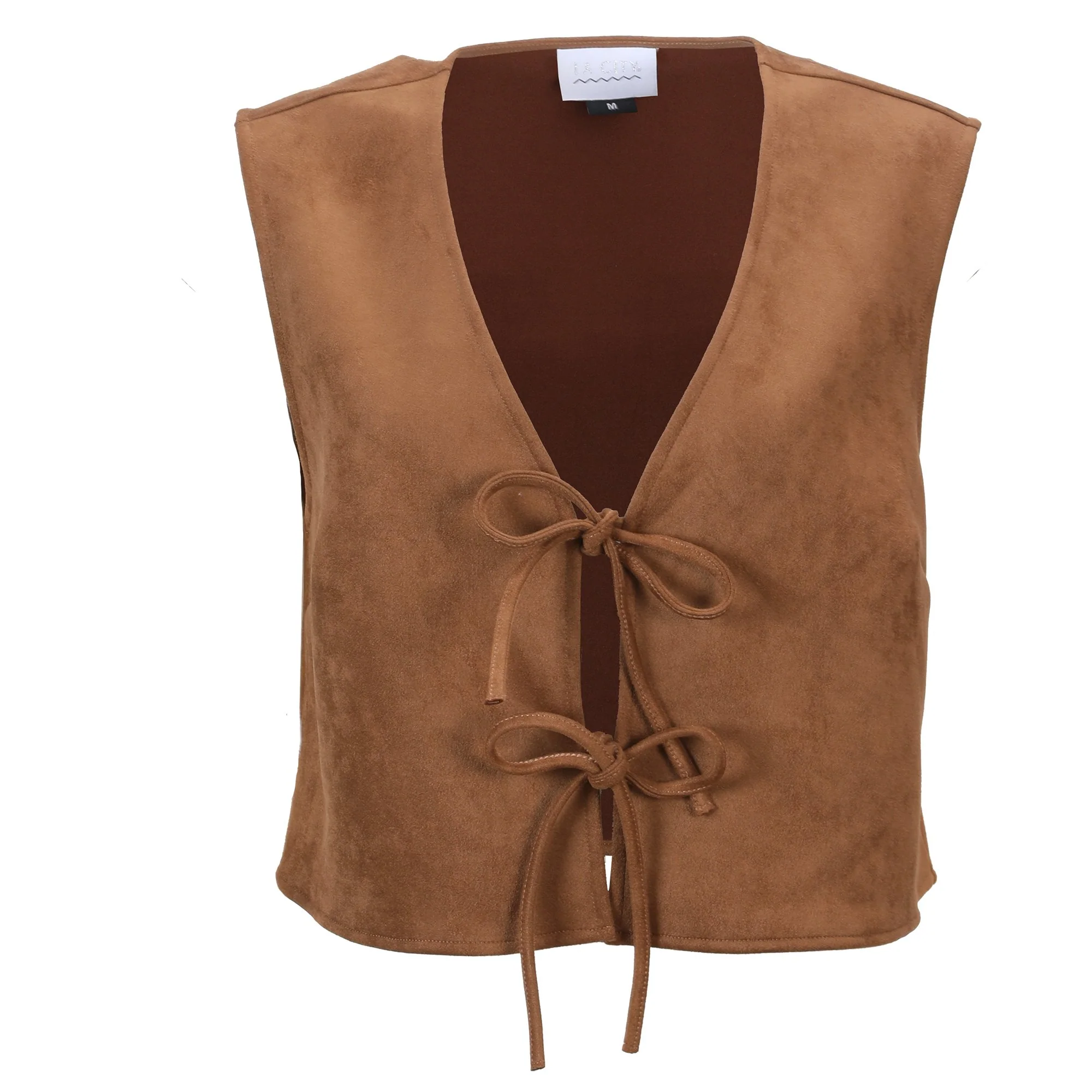 Gilet Suédine sans manches