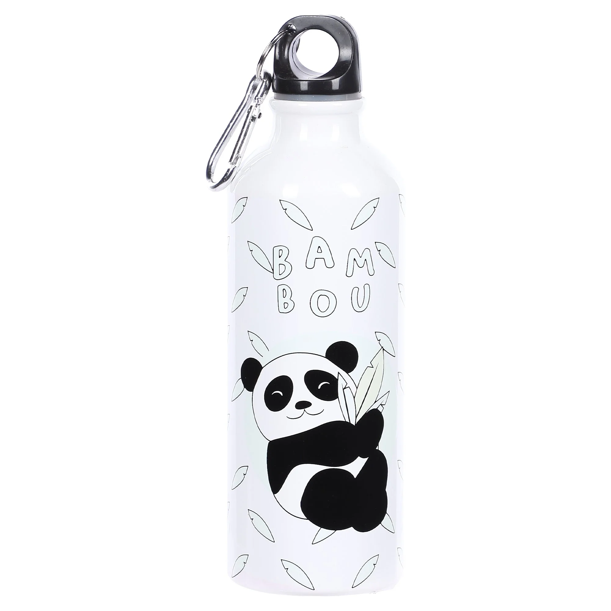 Gourde en aluminium changeant de couleur 500ml - Vert - Image 2