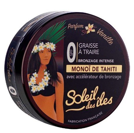 Graisse à traire bronzage intense monoï de tahiti