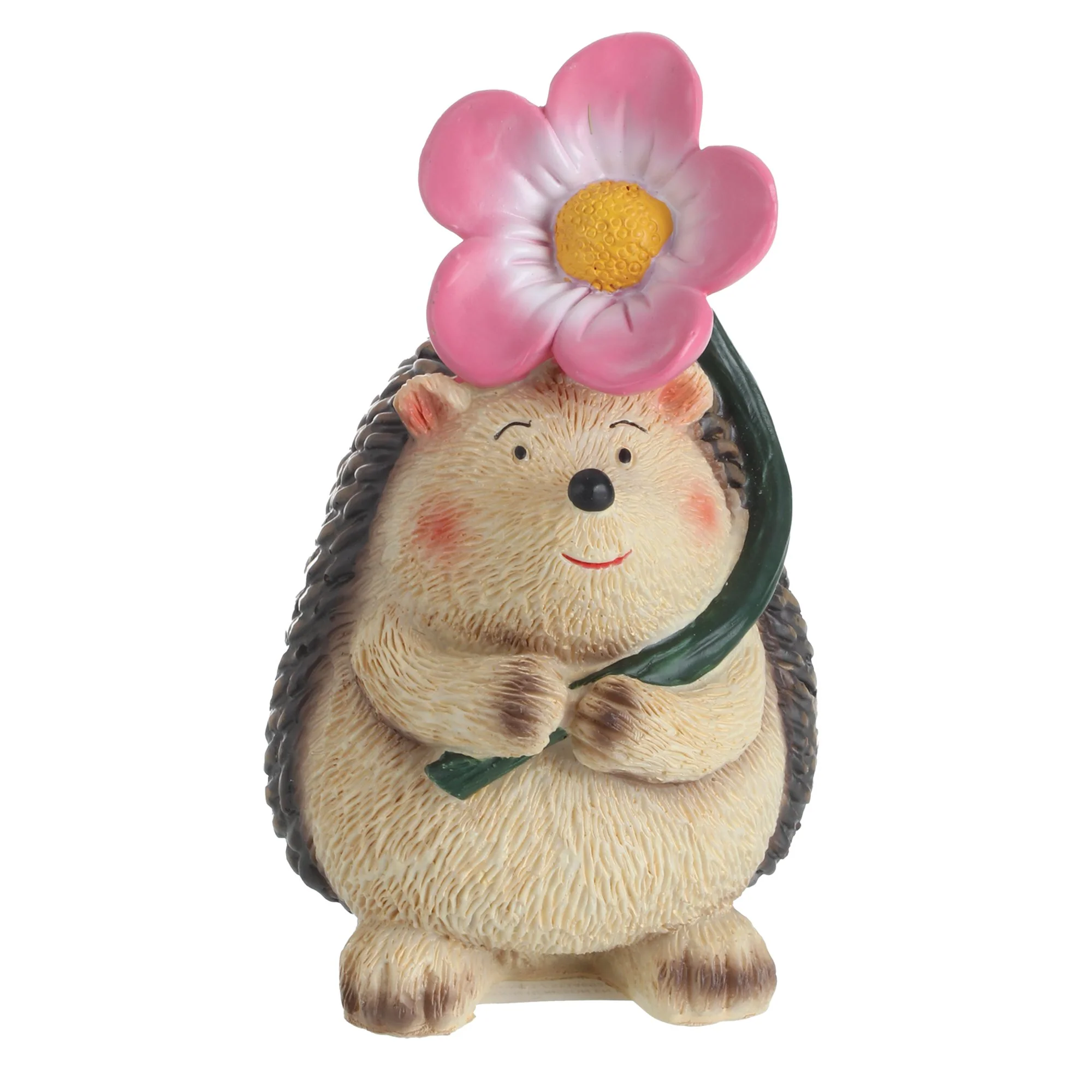 Hérissons décoratifs en résine  - Rose - Image 4