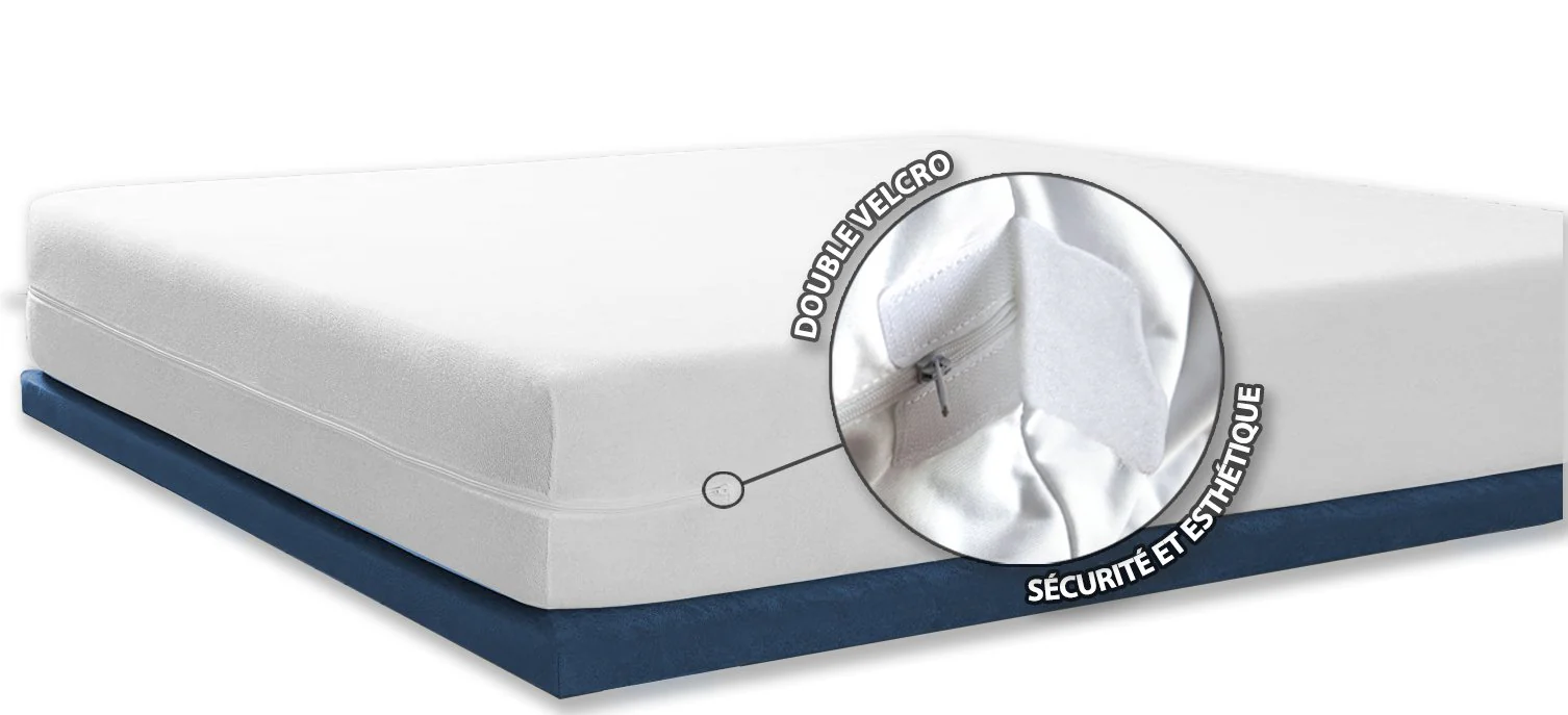Housse de matelas intégrale anti punaises 140x190cm - Image 3