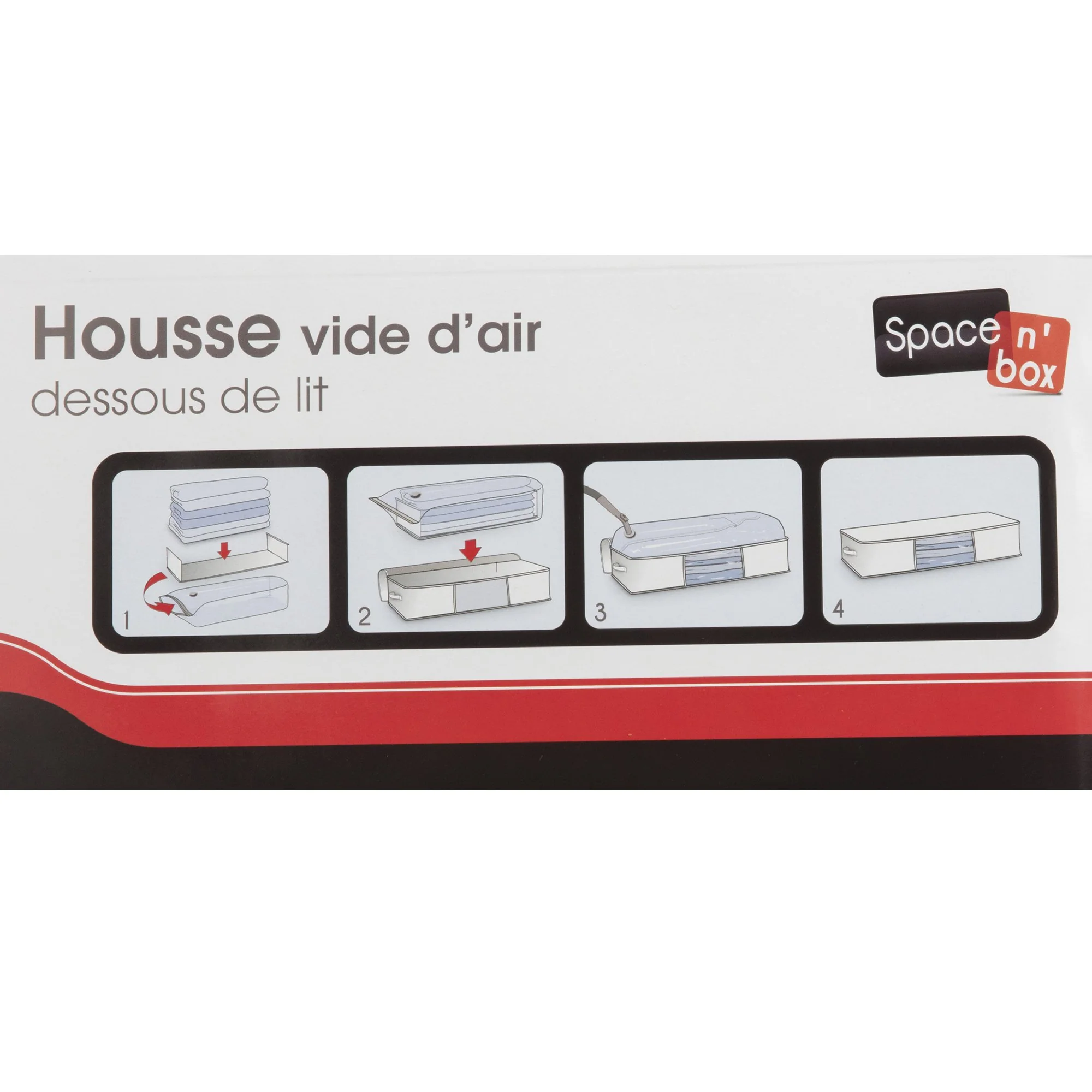 Housse de rangement vide d'air pour dessous de lit - Image 3