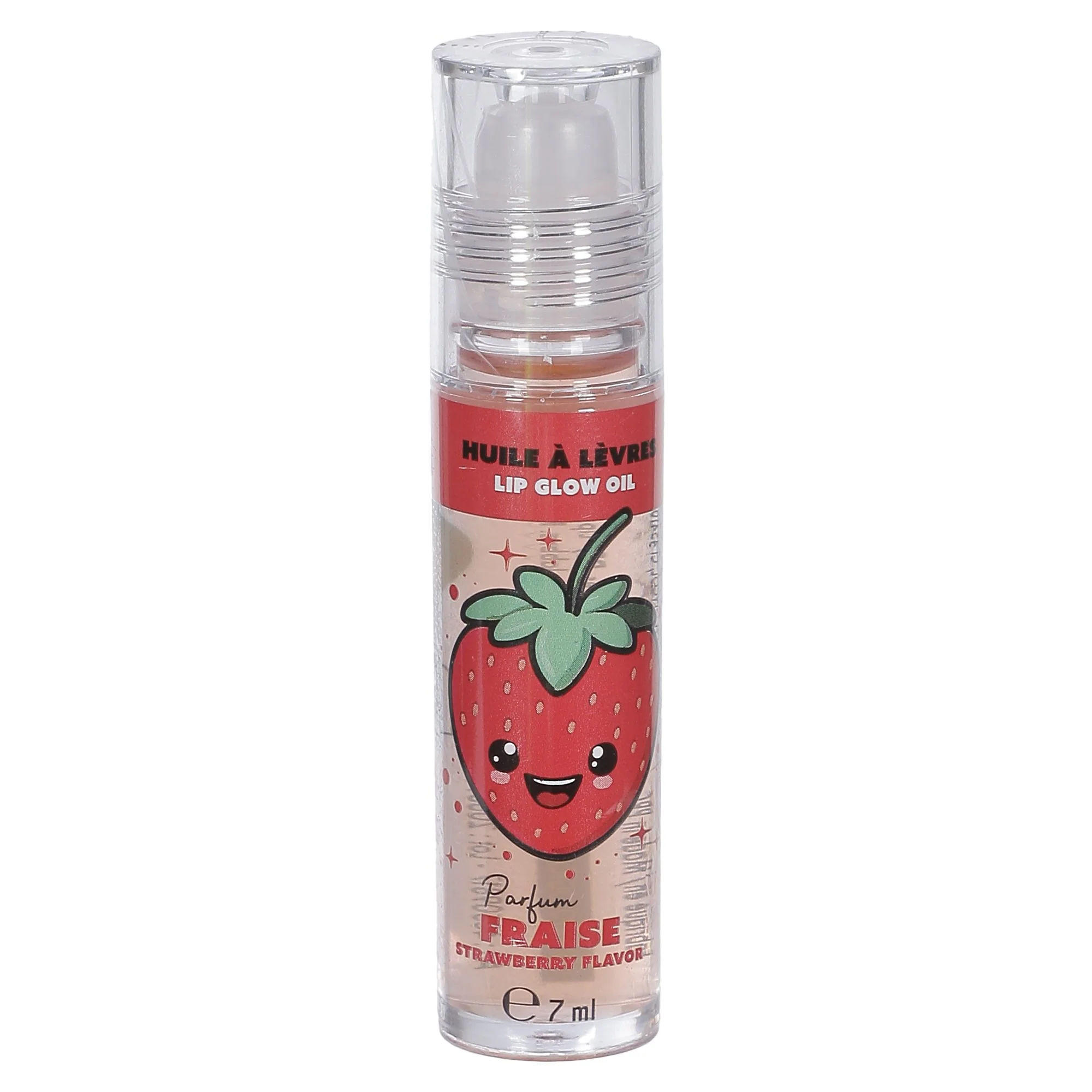 Huile à lèvres Roller fraise ou pèche