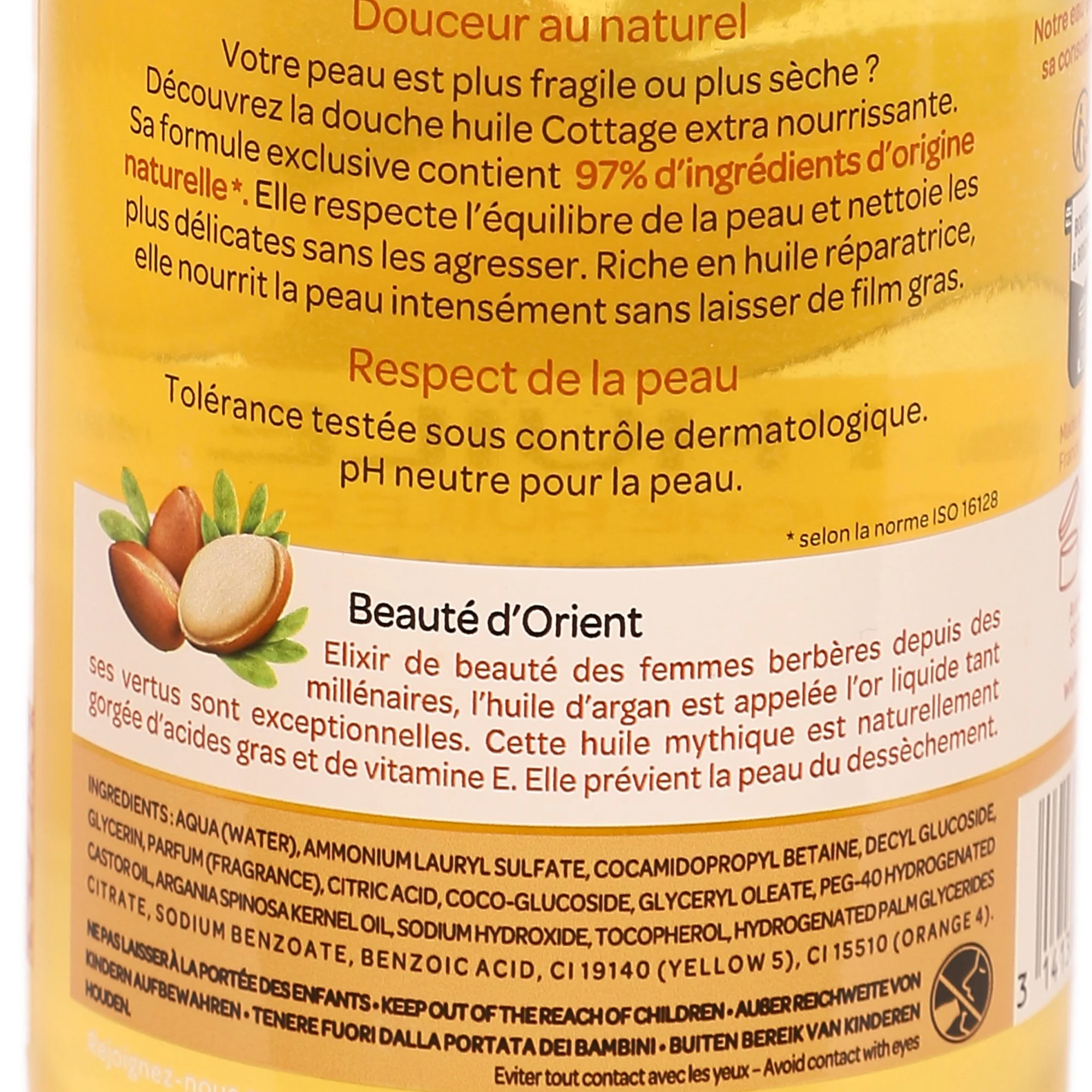 Huile de douche argan extra nourrissante - Image 3