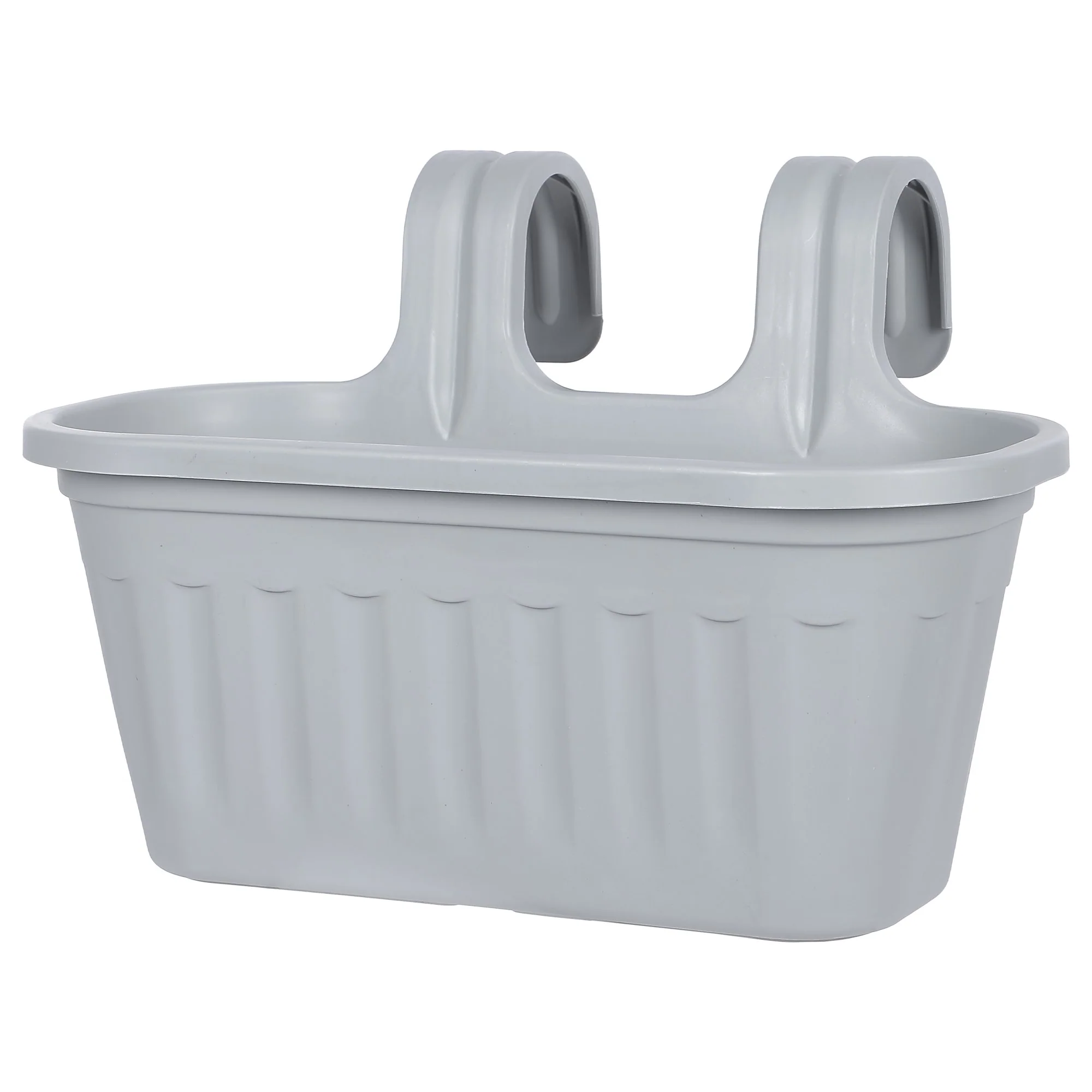 Jardinière en plastique  - Gris