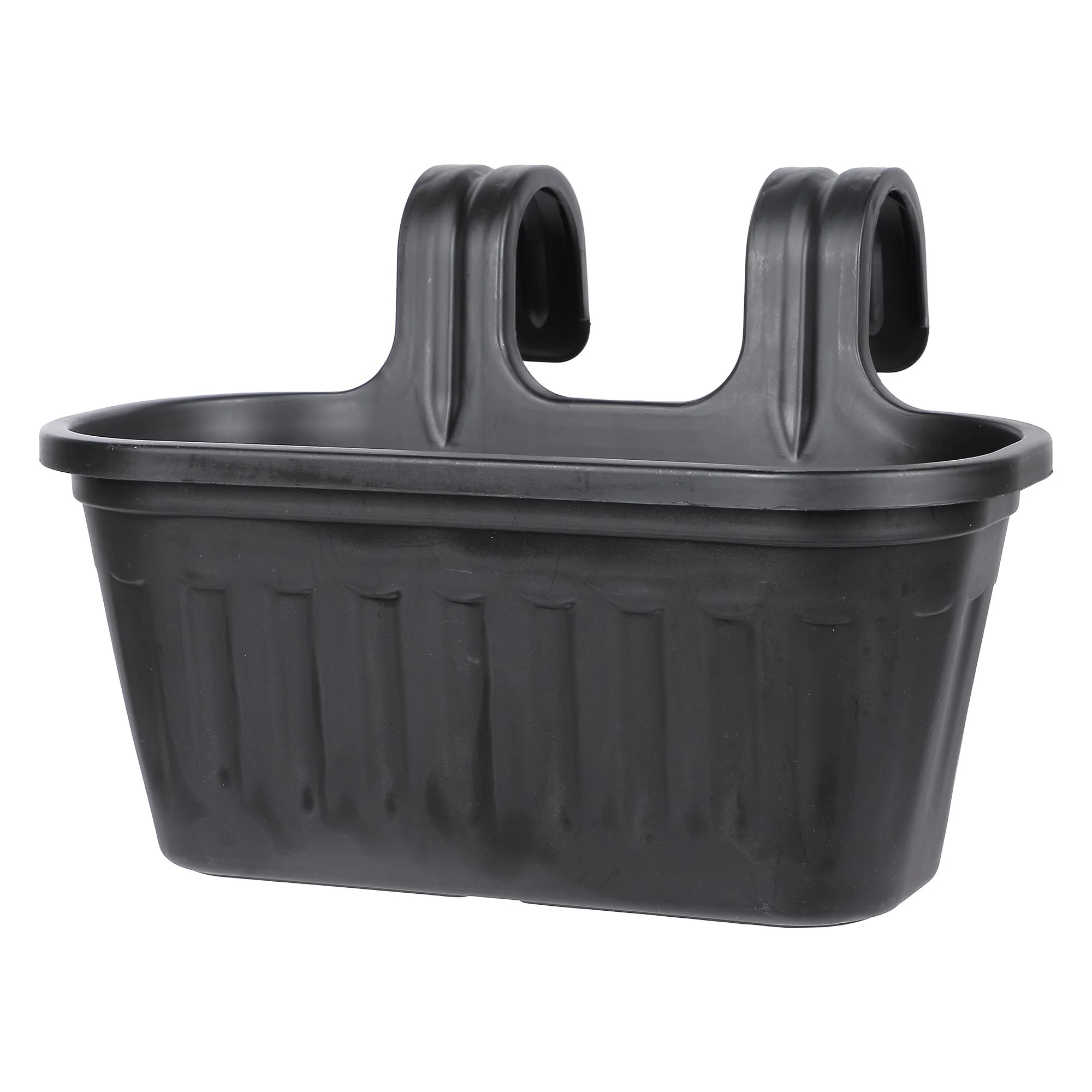 Jardinière en plastique  - Noir