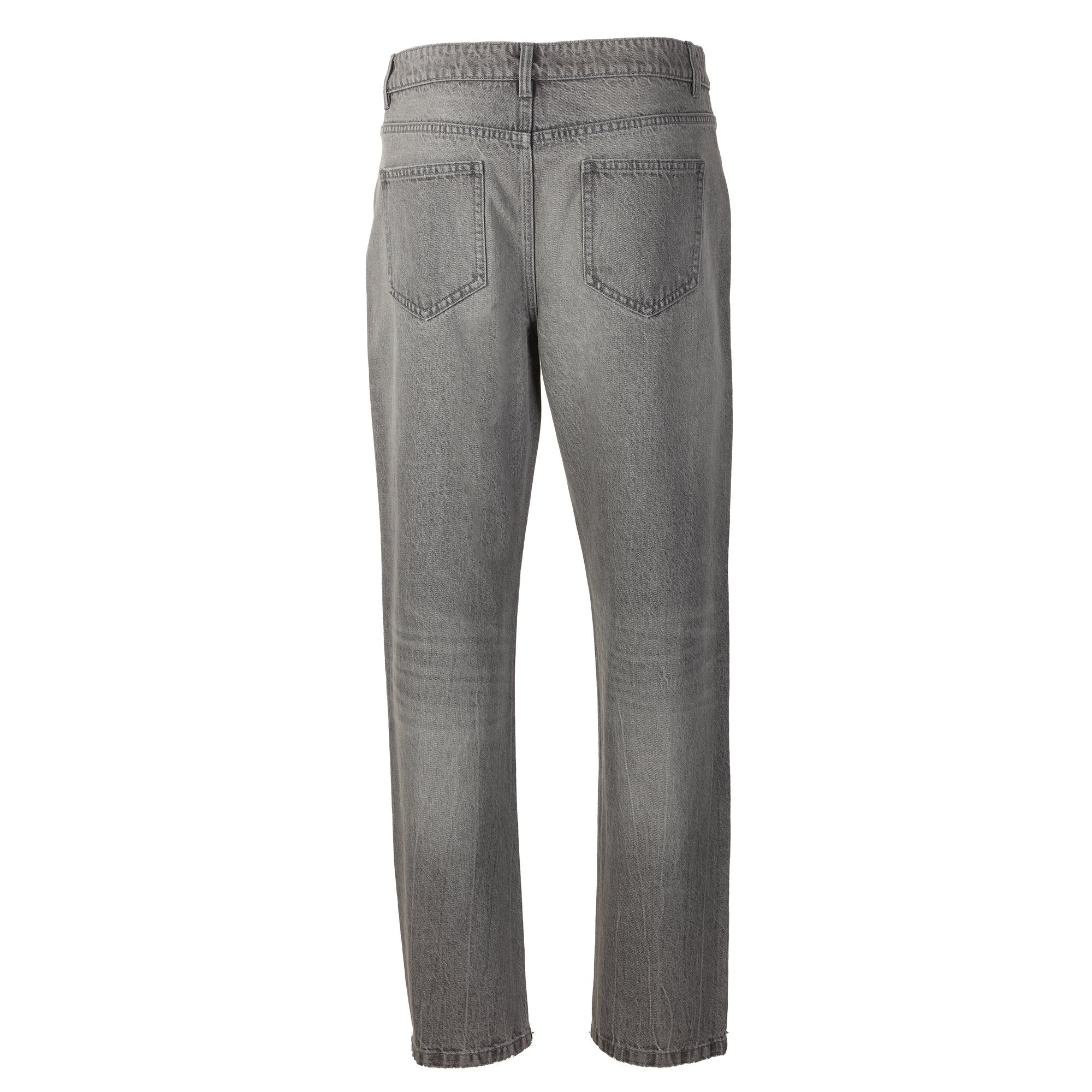 Jean coupe droite - Gris - Image 2