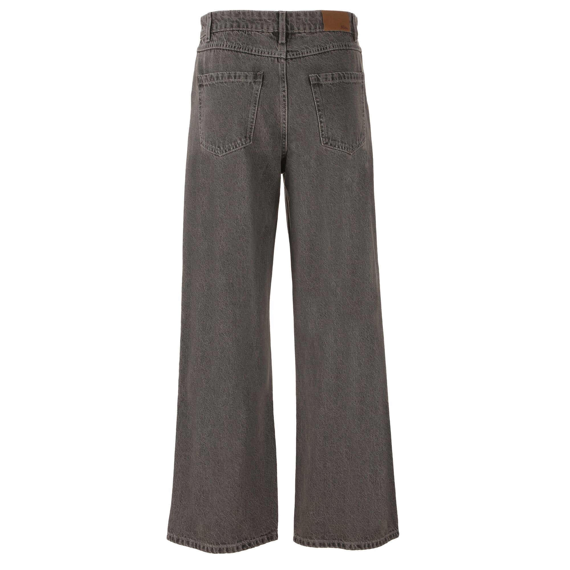 Jean coupe large - Gris - Image 2