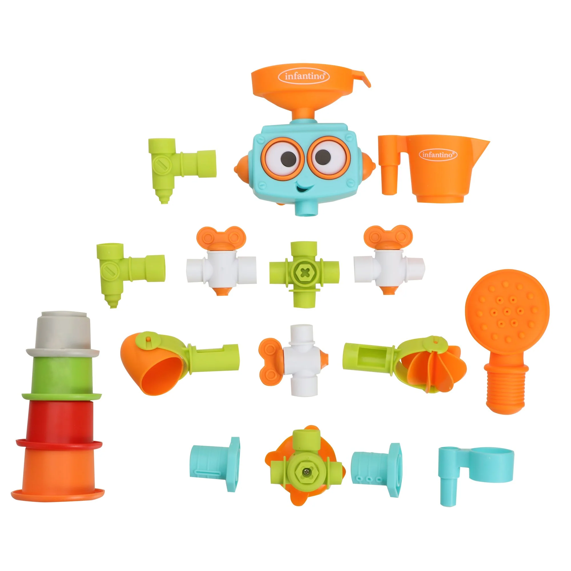 Jouet de bain robot multicolore - Image 3