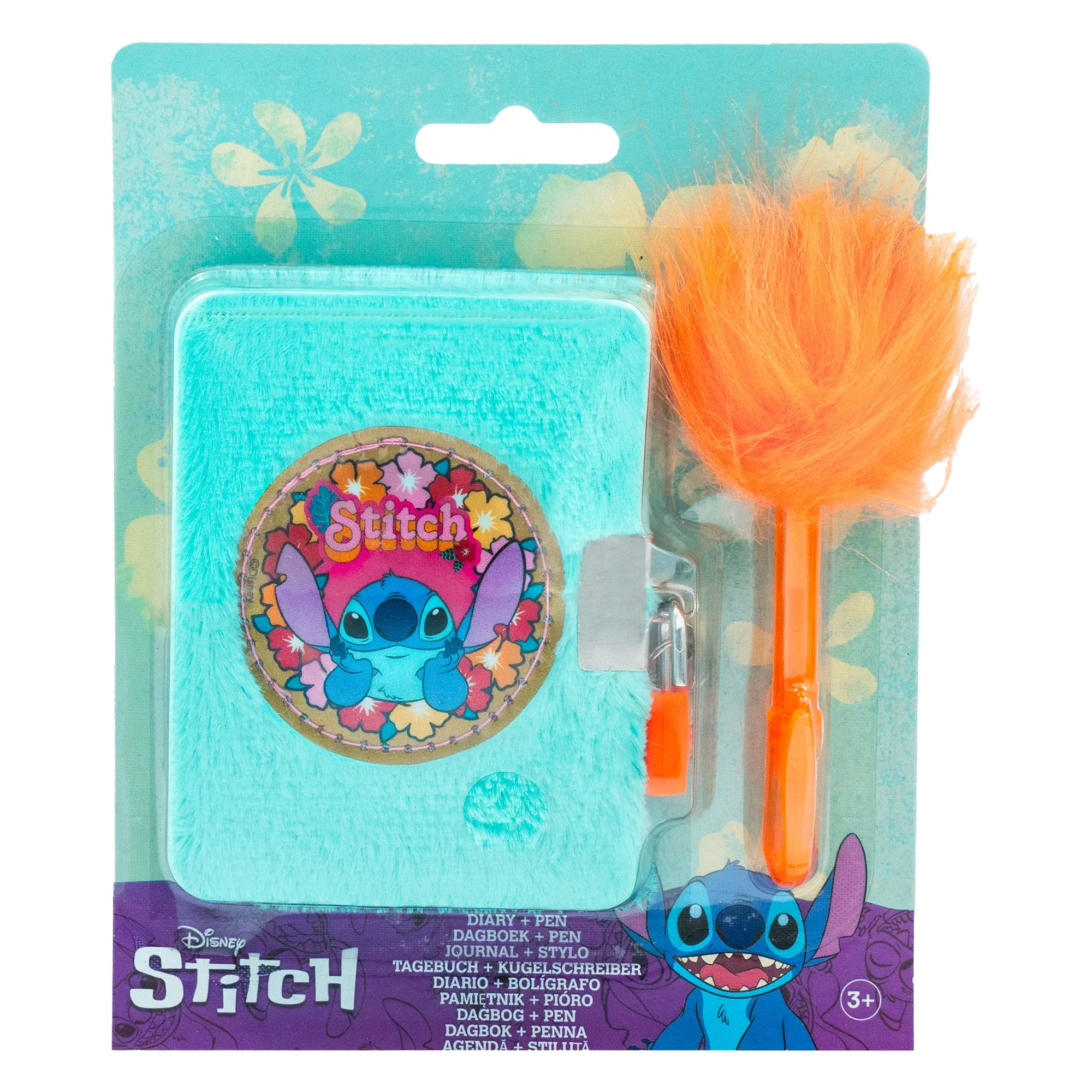 Journal intime + stylo Stitch