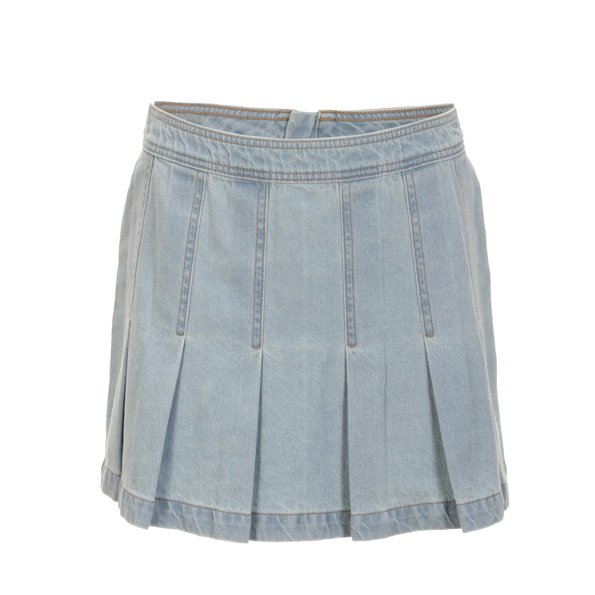 Jupe courte en jean - Bleu clair