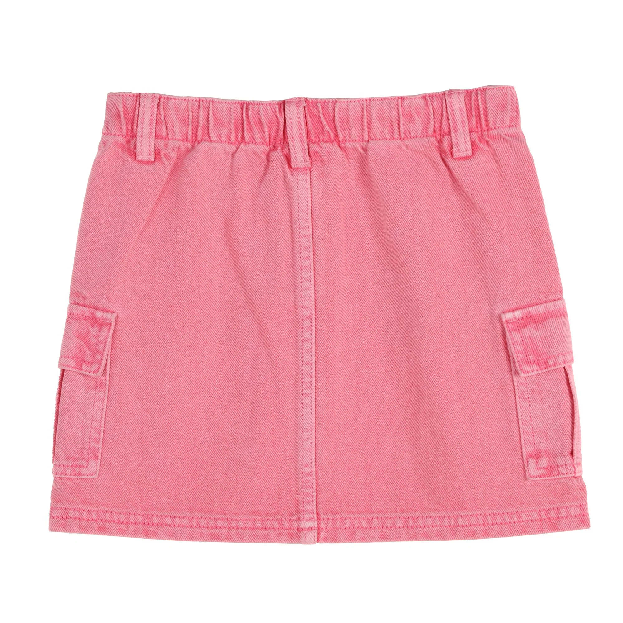 Jupe Denim Cargo - Rose - Image 2