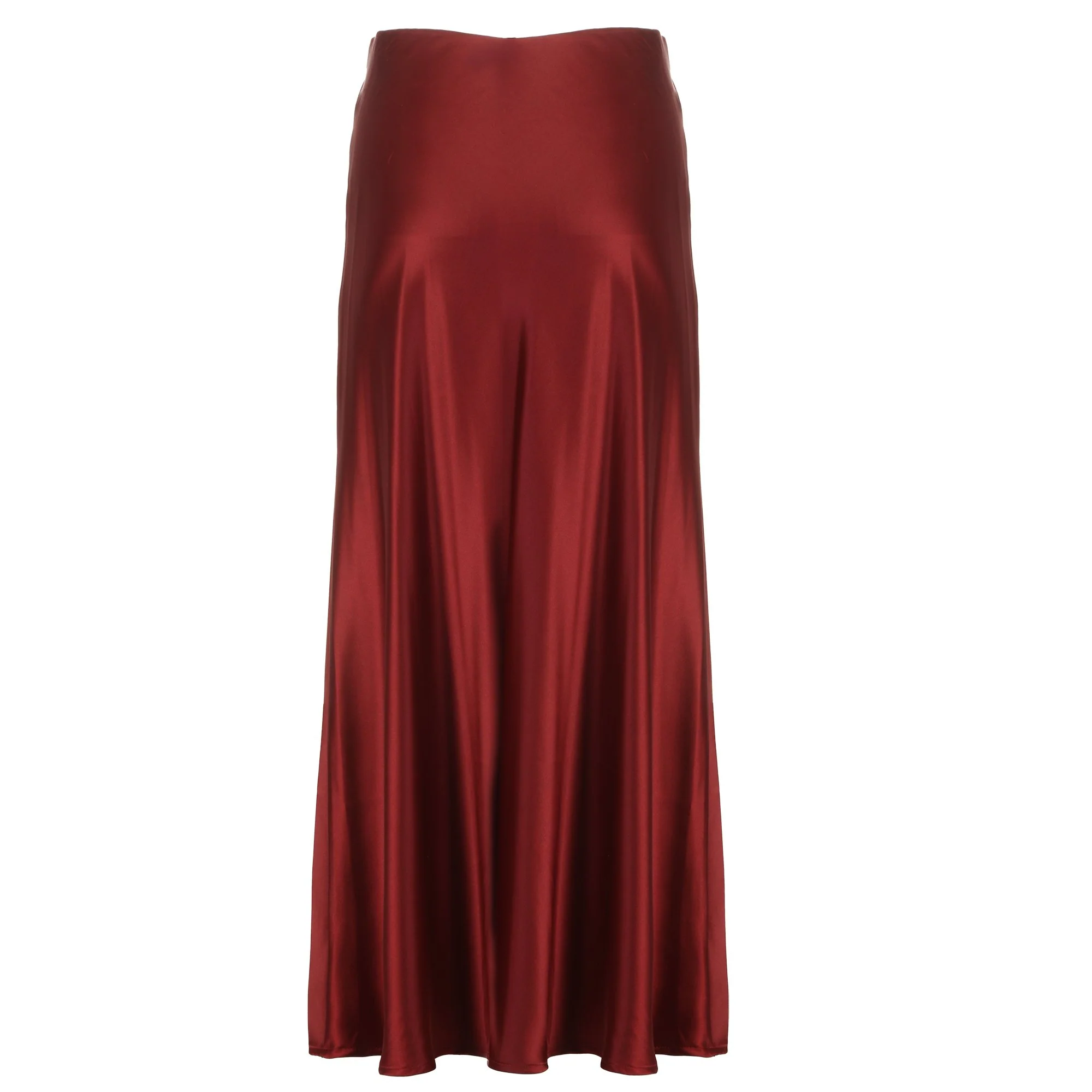 Jupe en satin  - Rouge - Image 2