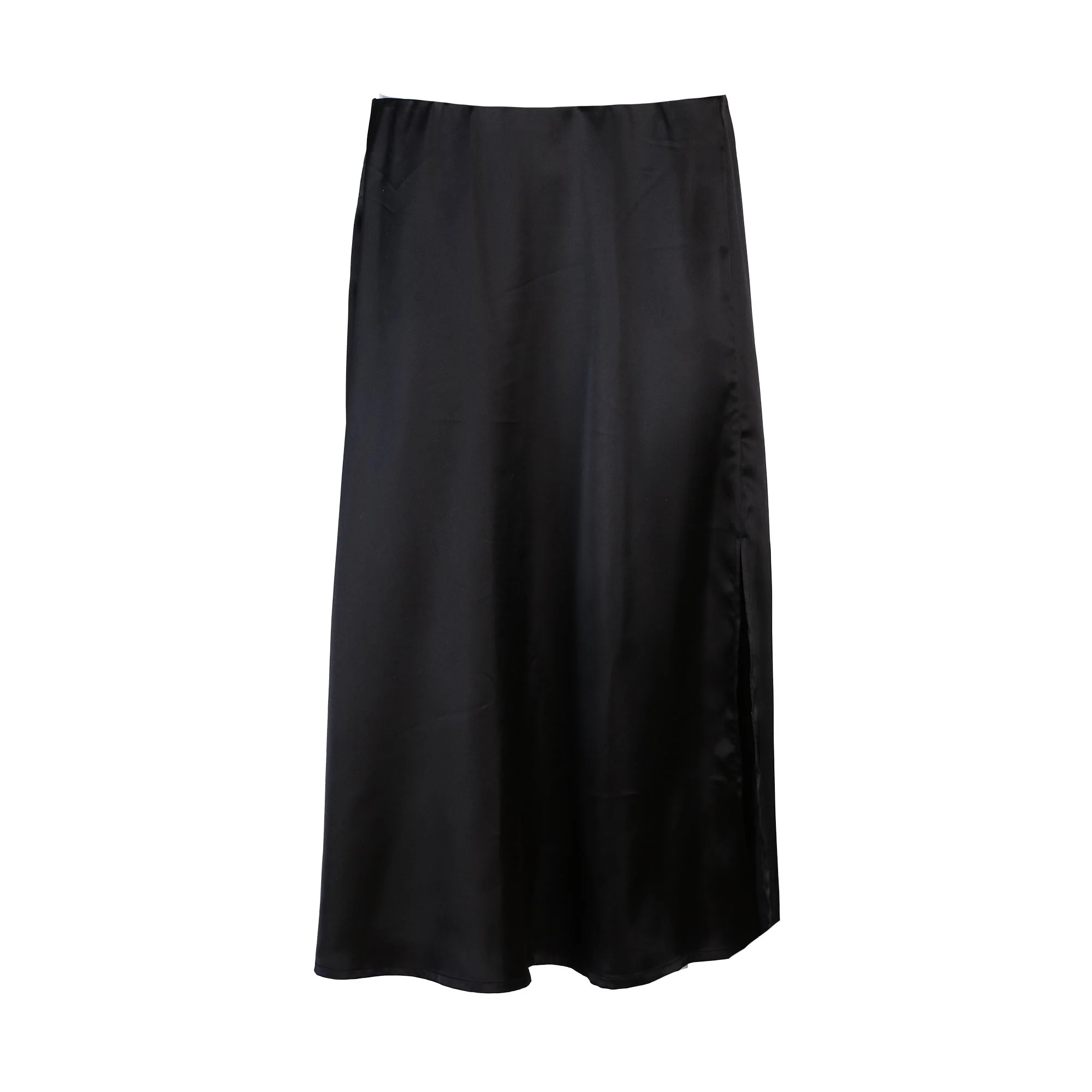 Jupe en satin  - Vert - Image 3
