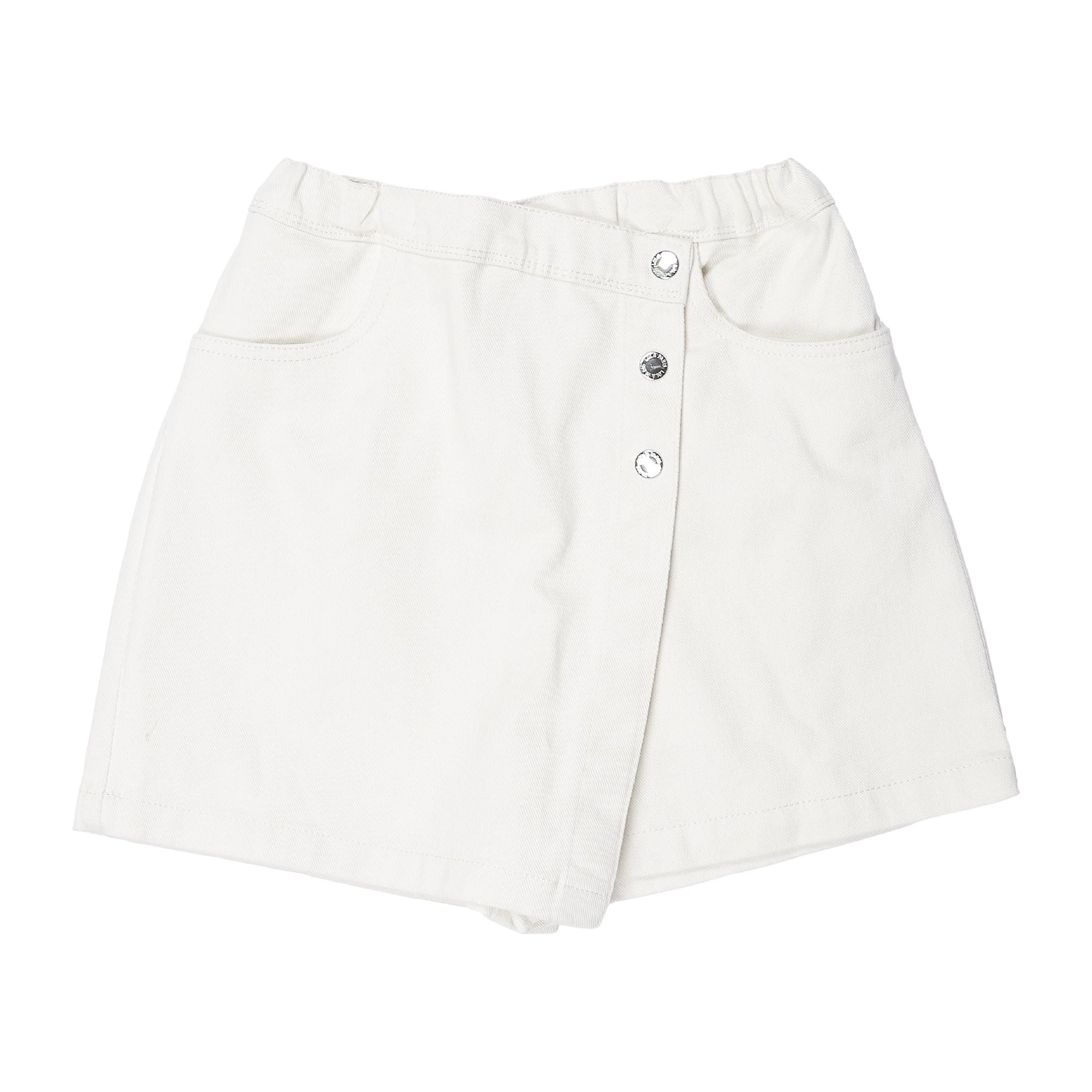 Jupe short 7/12 ans - Blanc