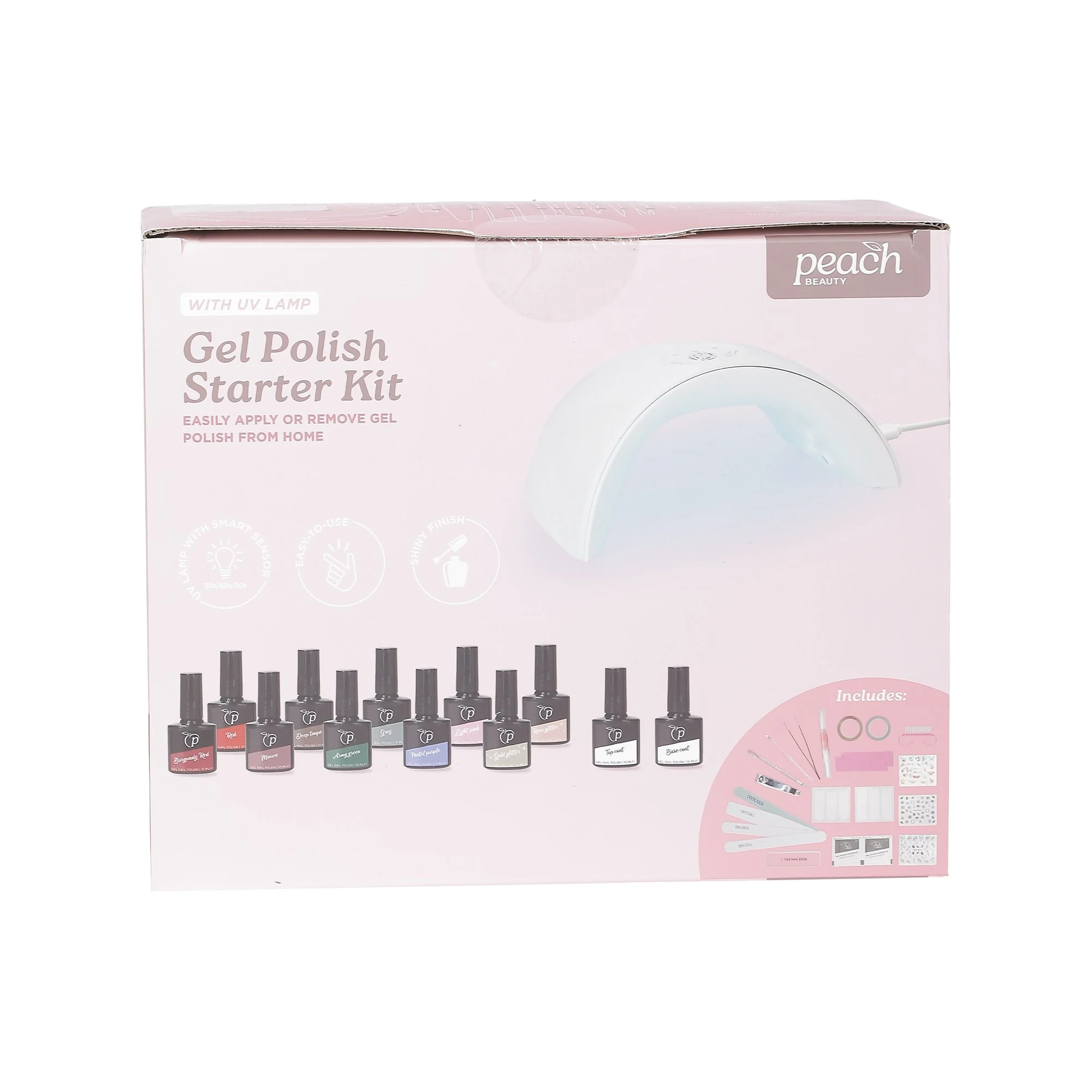 Kit  10 vernis semi permanent avec lampe uv