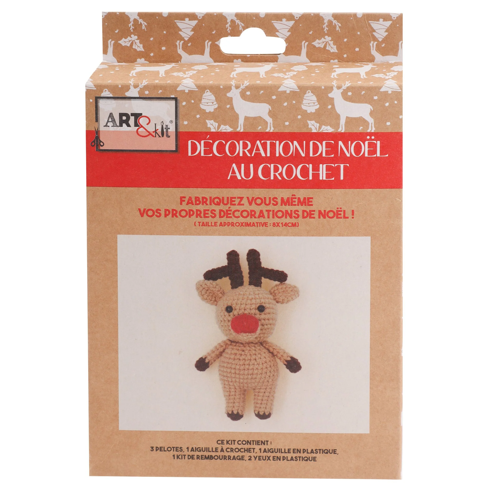 Kit crochet Noel - Marron