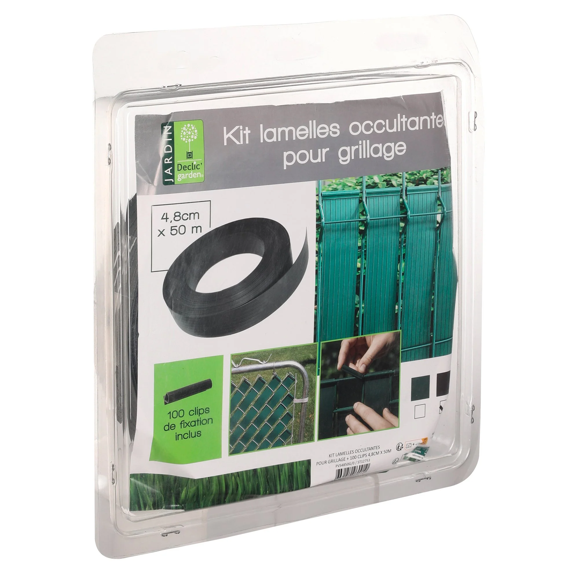 Kit de lamelles occultantes pour grillages  - Gris