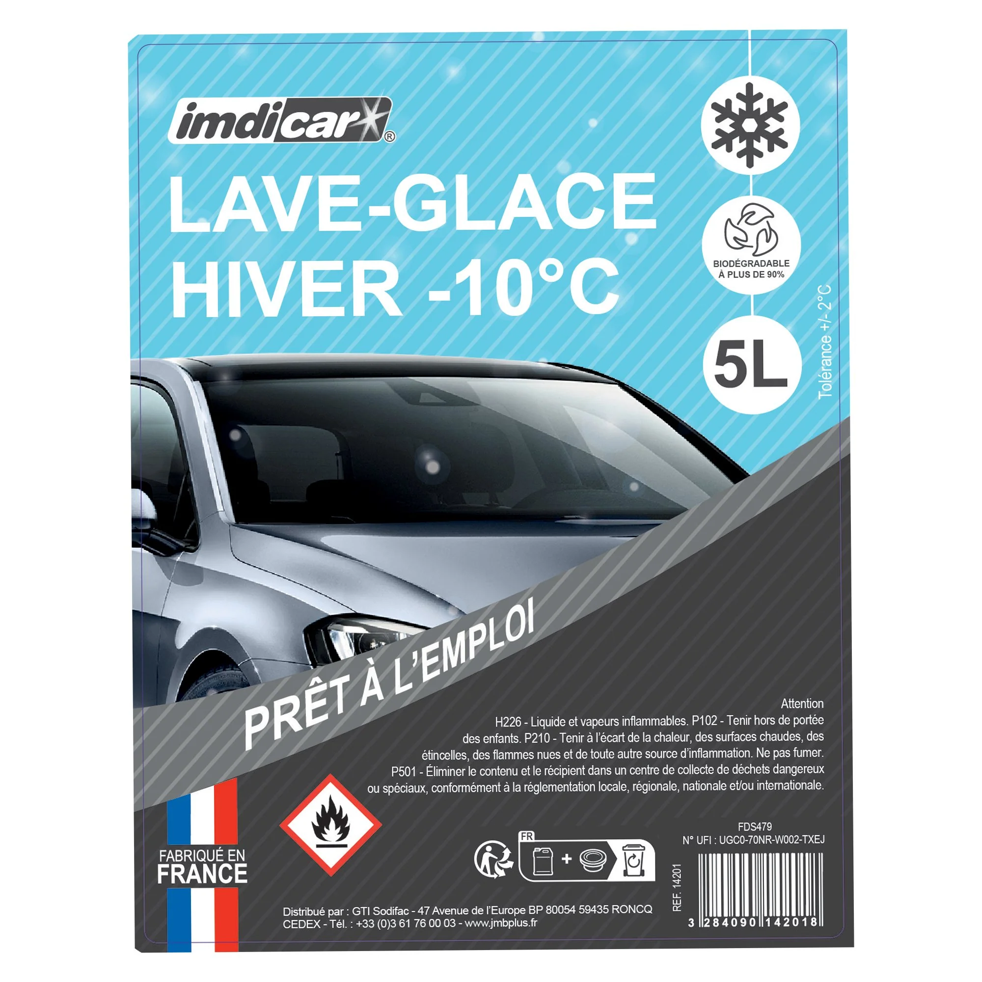 Lave glace hiver -10° 5L