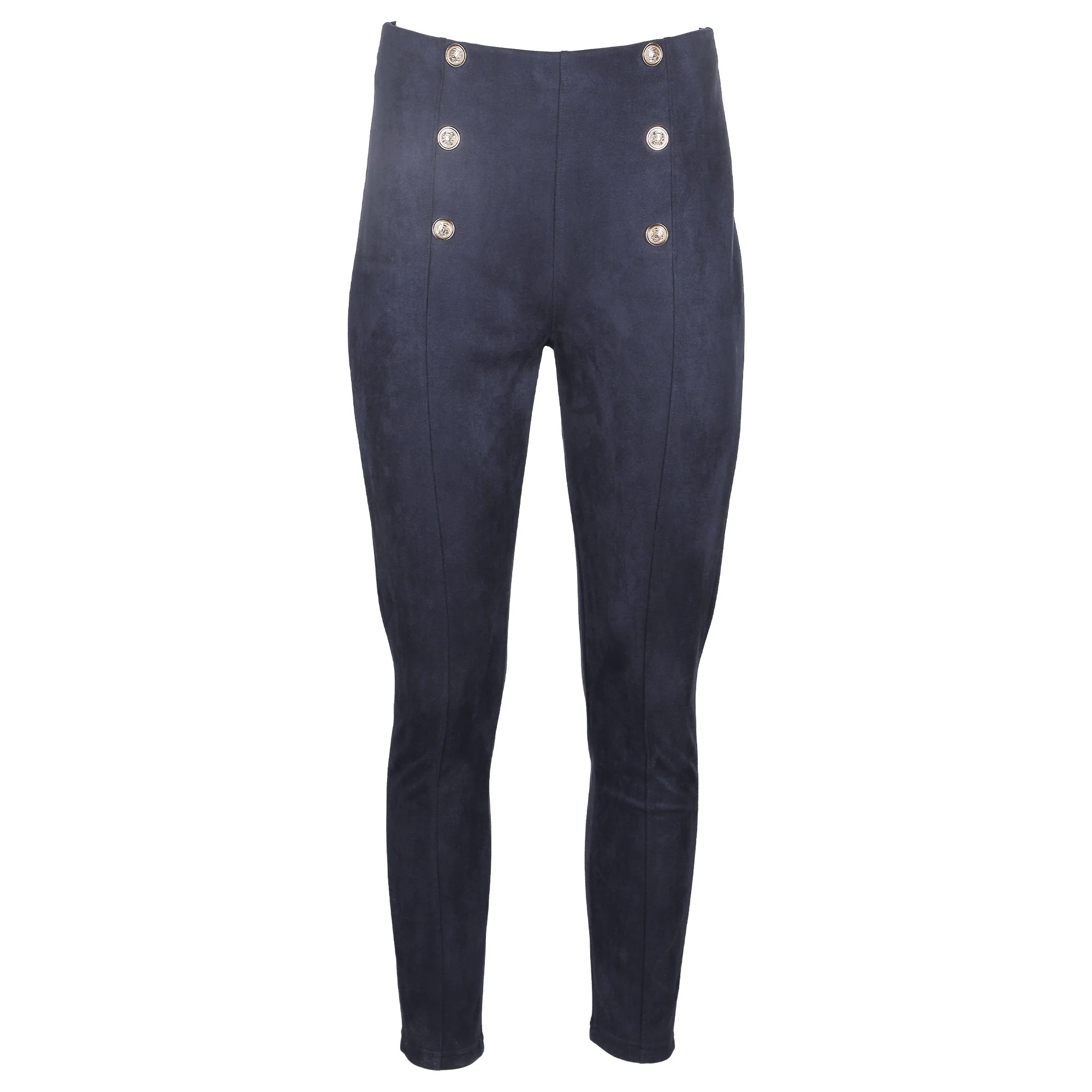 Legging boutons  - Bleu foncé - Image 3