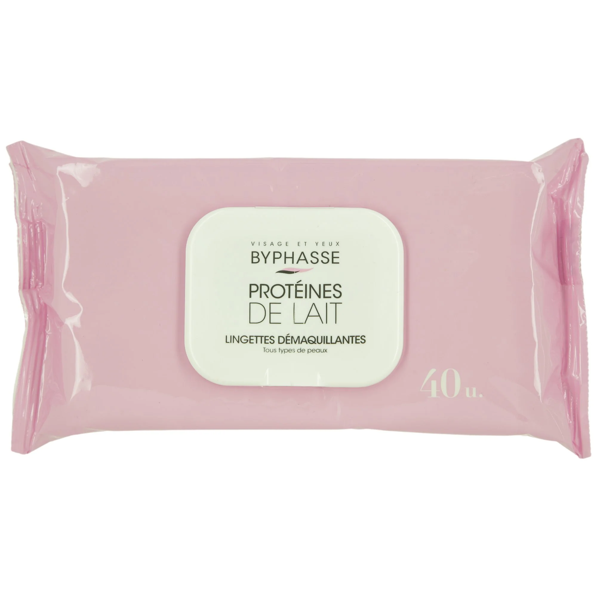 Lingettes démaquillantes protéine de lait