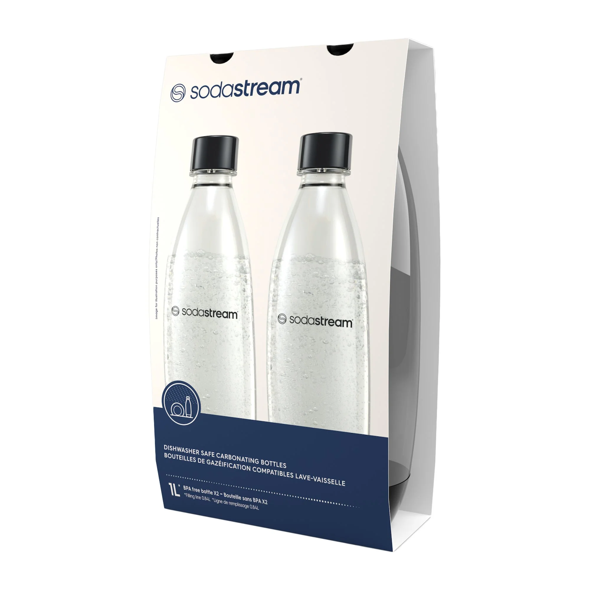 Lot de 2 bouteilles Soda Stream fuse  1L