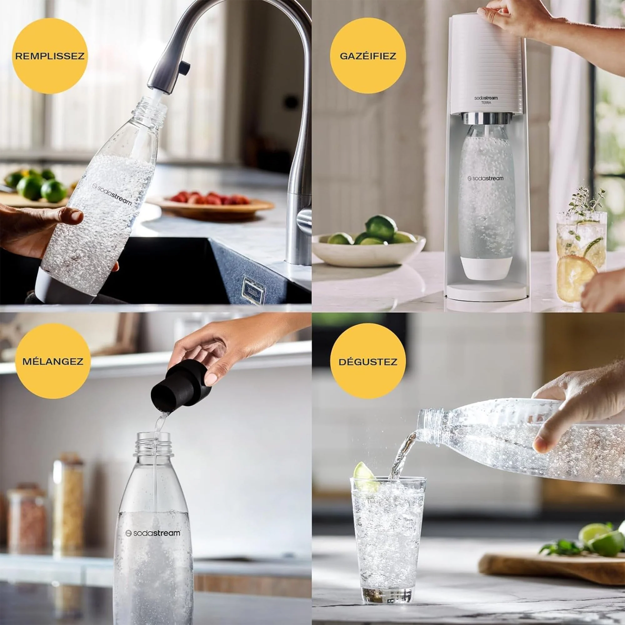 Lot de 2 bouteilles Soda Stream fuse  1L - Image 4