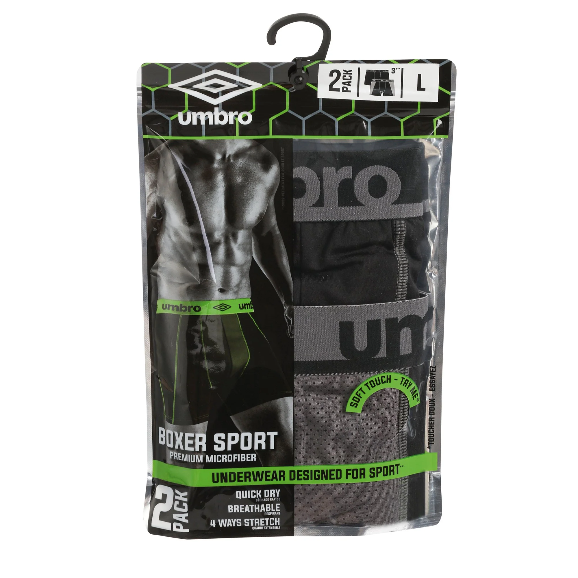 Lot de 2 boxers sport - Image 4