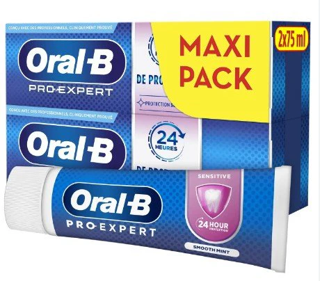 Lot de 2 dentifrices pro expert - menthe douce