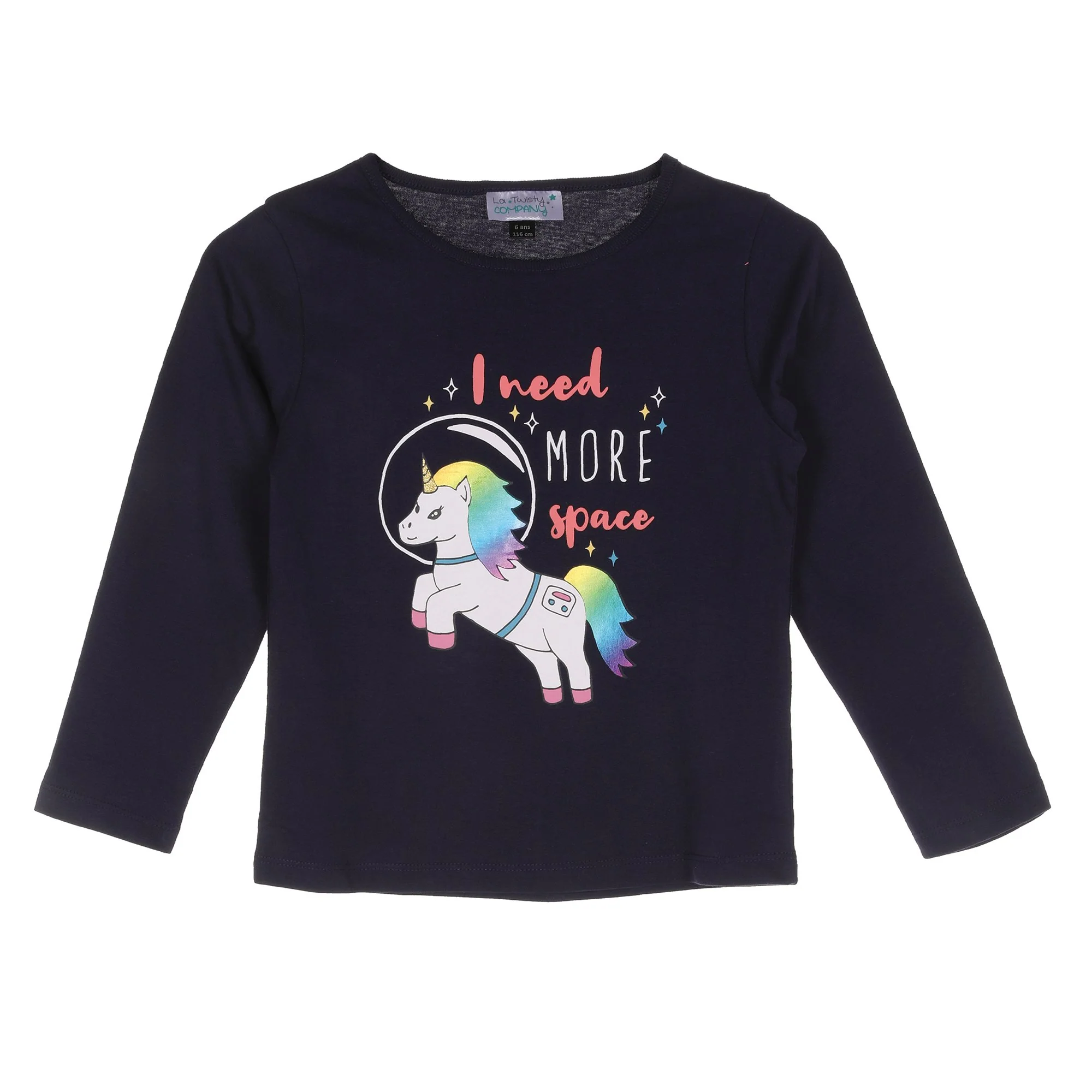 LOT DE 2 PYJAMAS JERSEY ML HAUT PRINT + BAS UNI 3/12A - Image 3