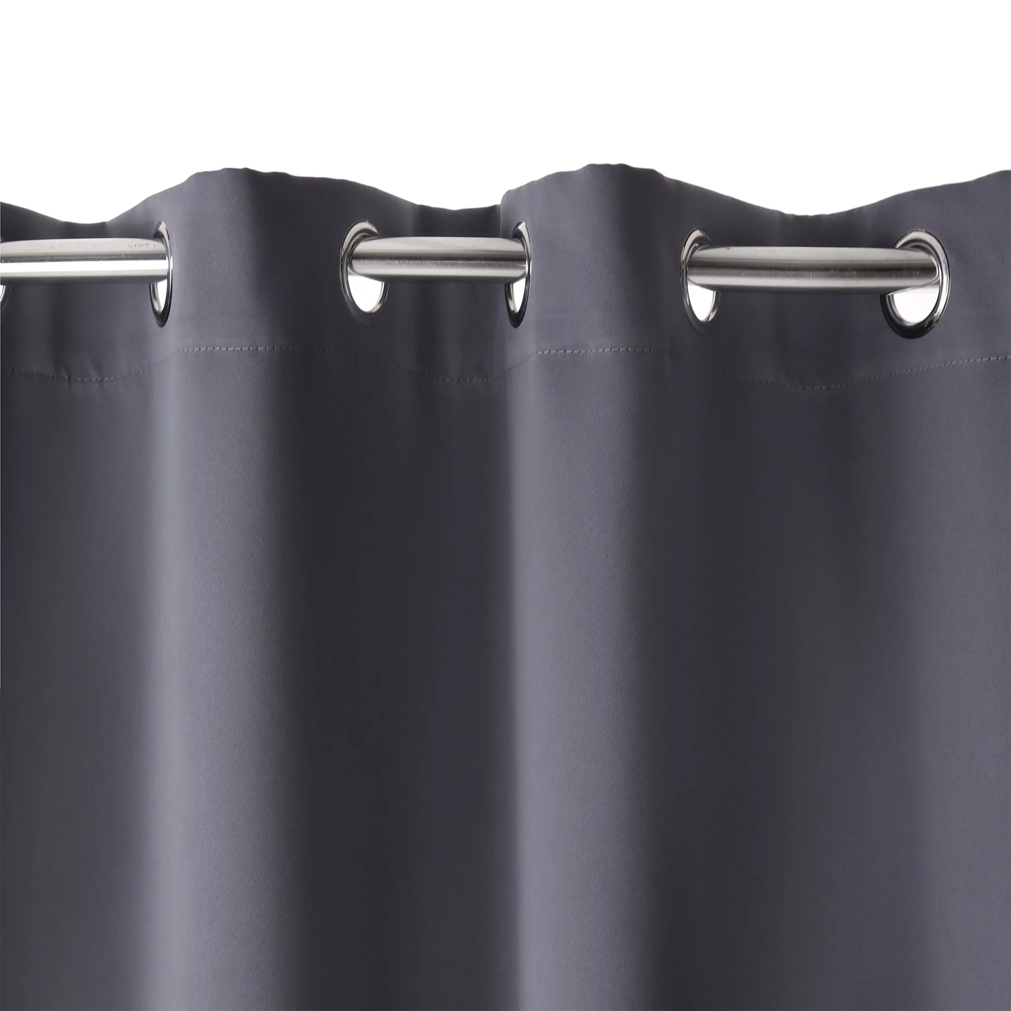 Lot de 2 rideaux occultants - Gris - Image 3