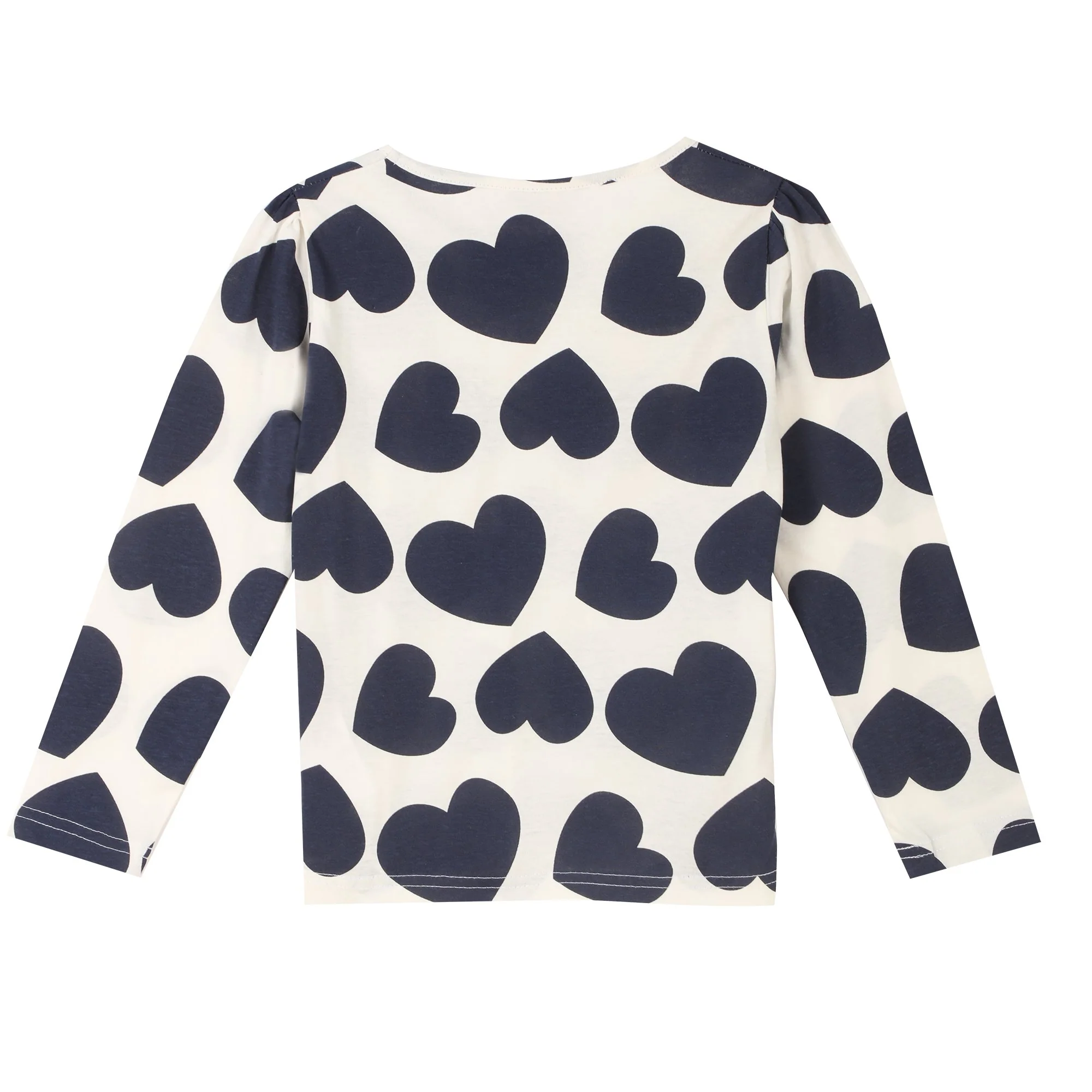 Lot de 2 tee-shirts manches longues avec animation 3/12 ans - Blanc - Image 2