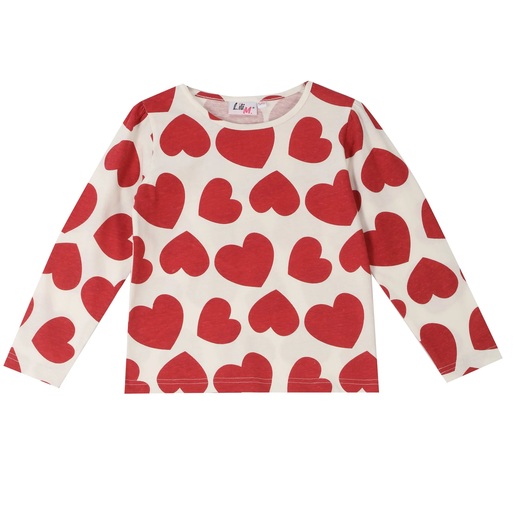 Lot de 2 tee-shirts manches longues avec animation 3/12 ans - Violet - Image 2