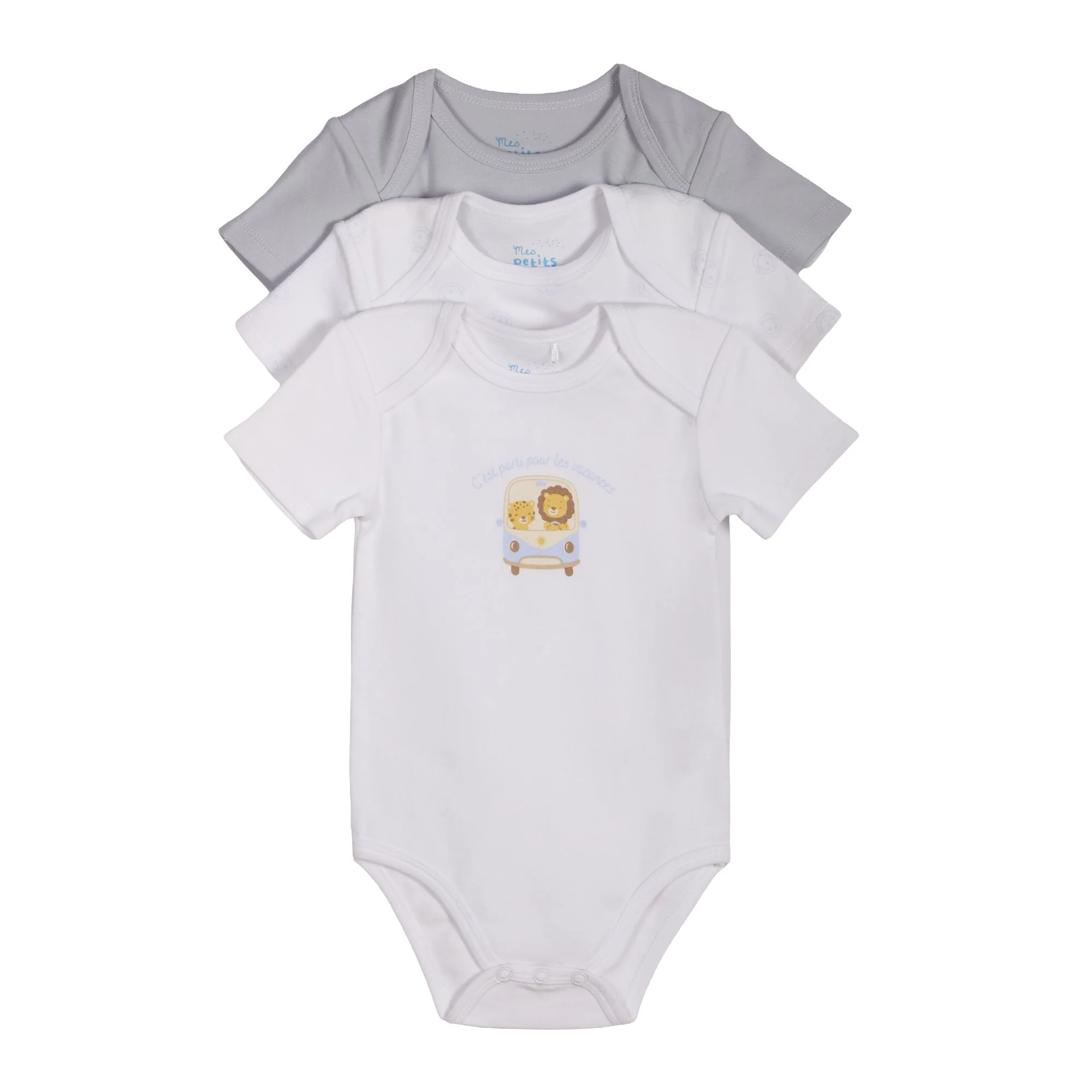 Lot de 3 bodies  - Blanc