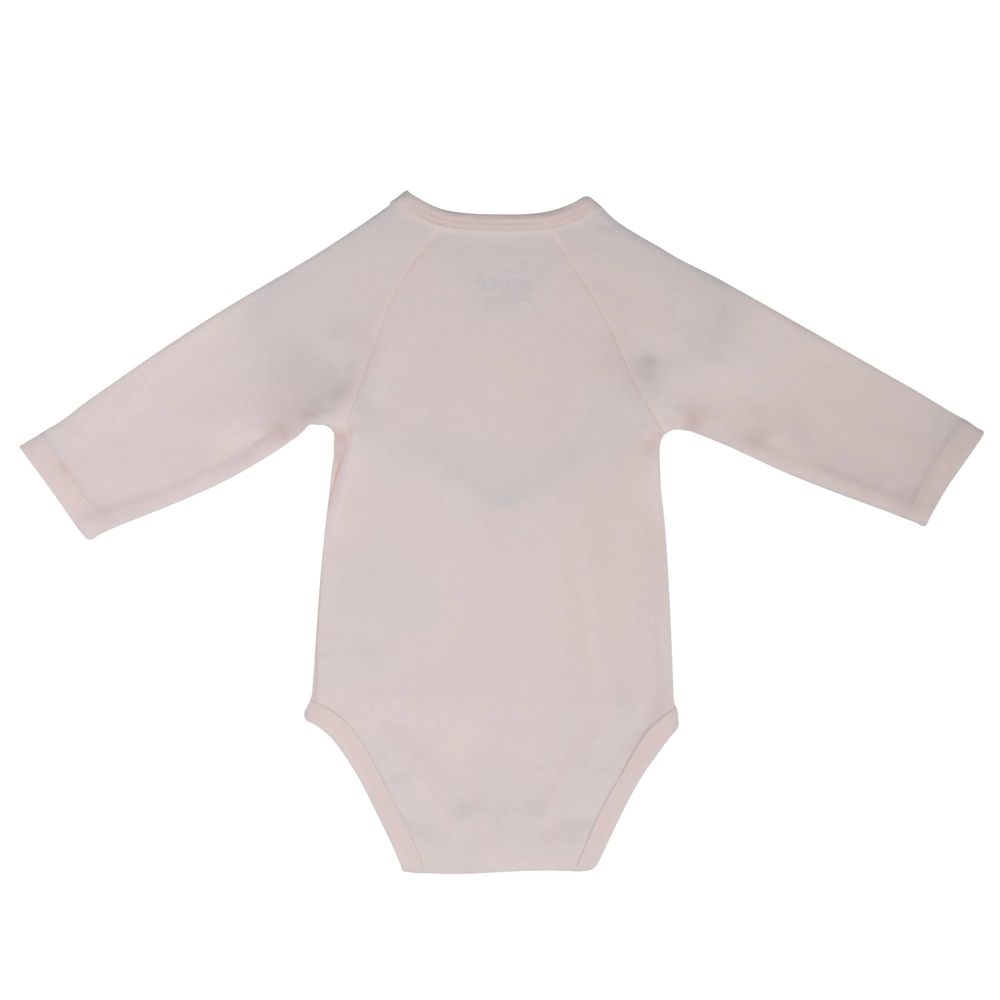 Lot de 3 bodies croisés 0/9 mois - Beige - Image 5