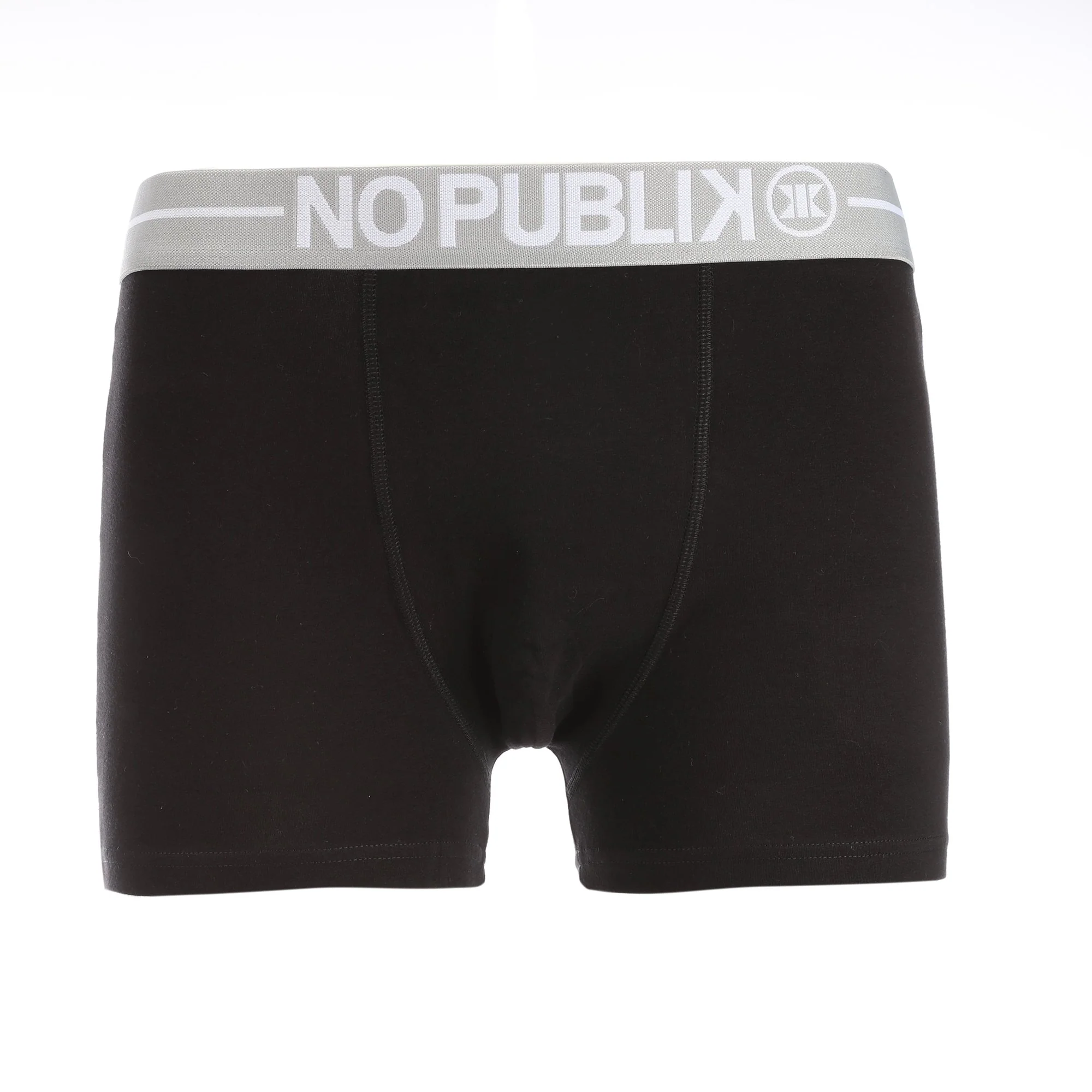 Lot de 3 boxers unis en coton - Image 2