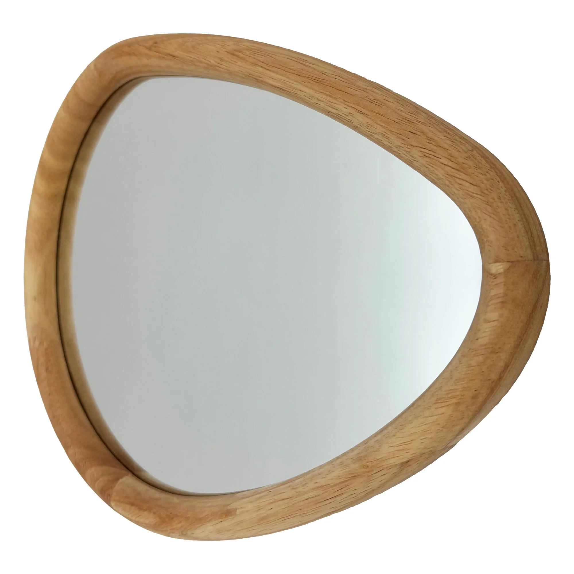LOT DE 3 PETITS MIROIRS FORMES EN BOIS 24X30CM CREPUSCULE - Image 2
