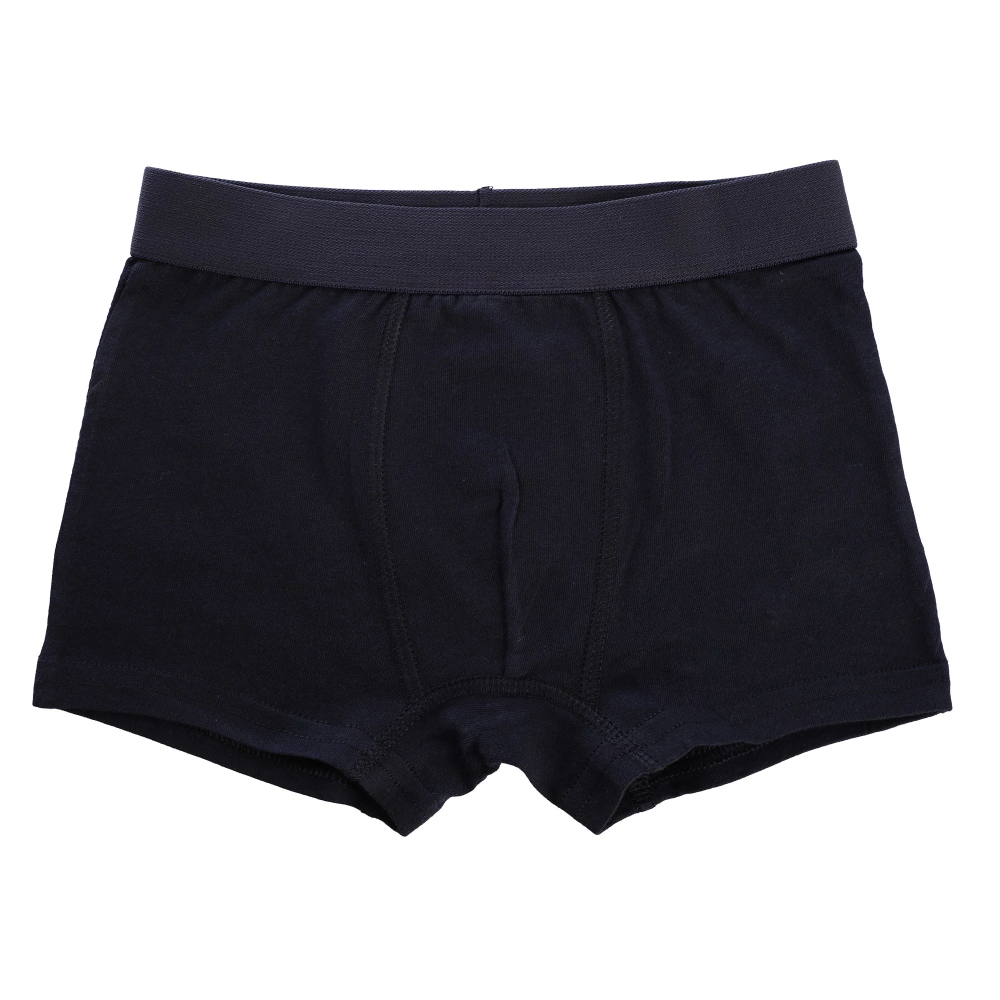Lot de 4 boxers unis  - Bleu foncé - Image 2