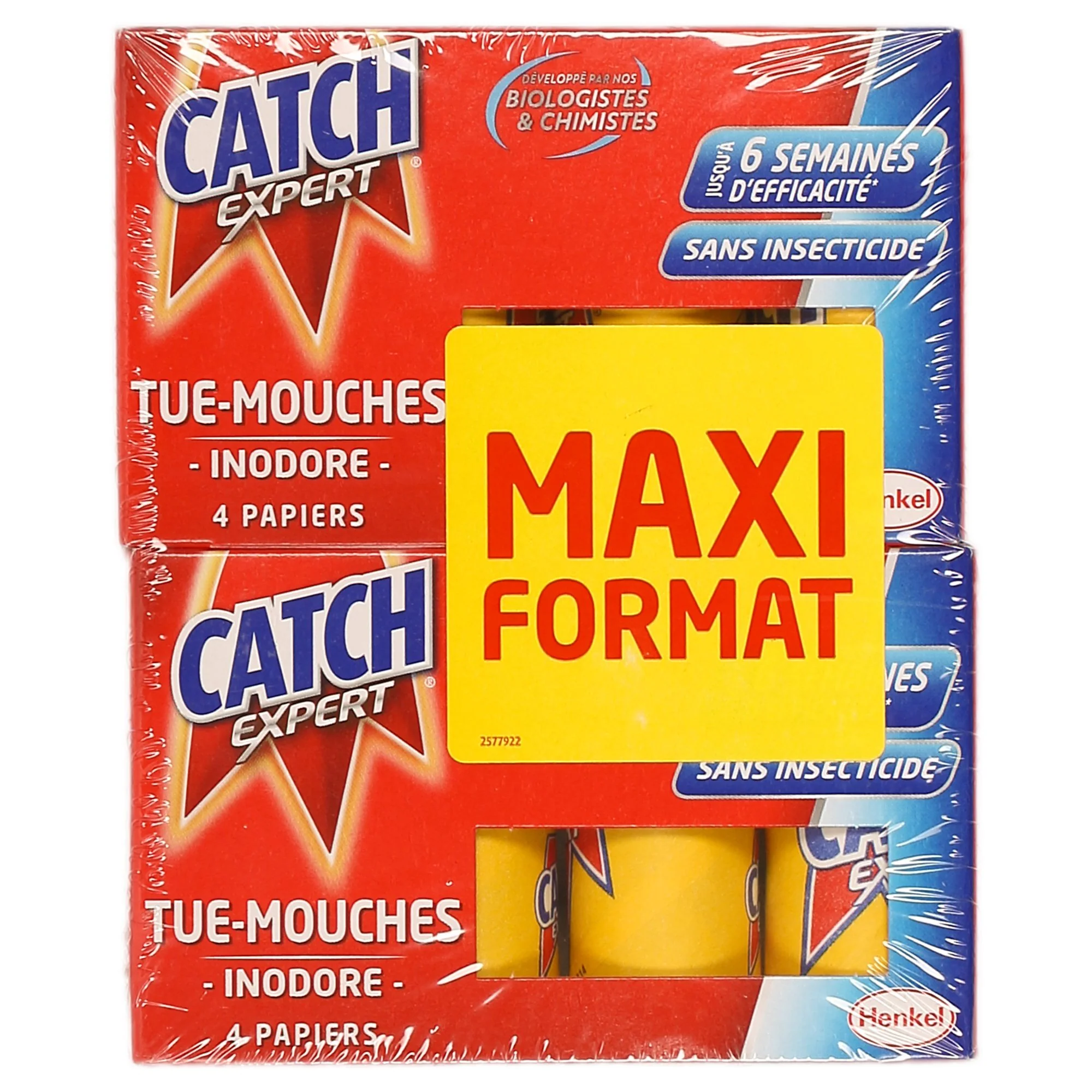 Lot de 4 rubans attrape mouches