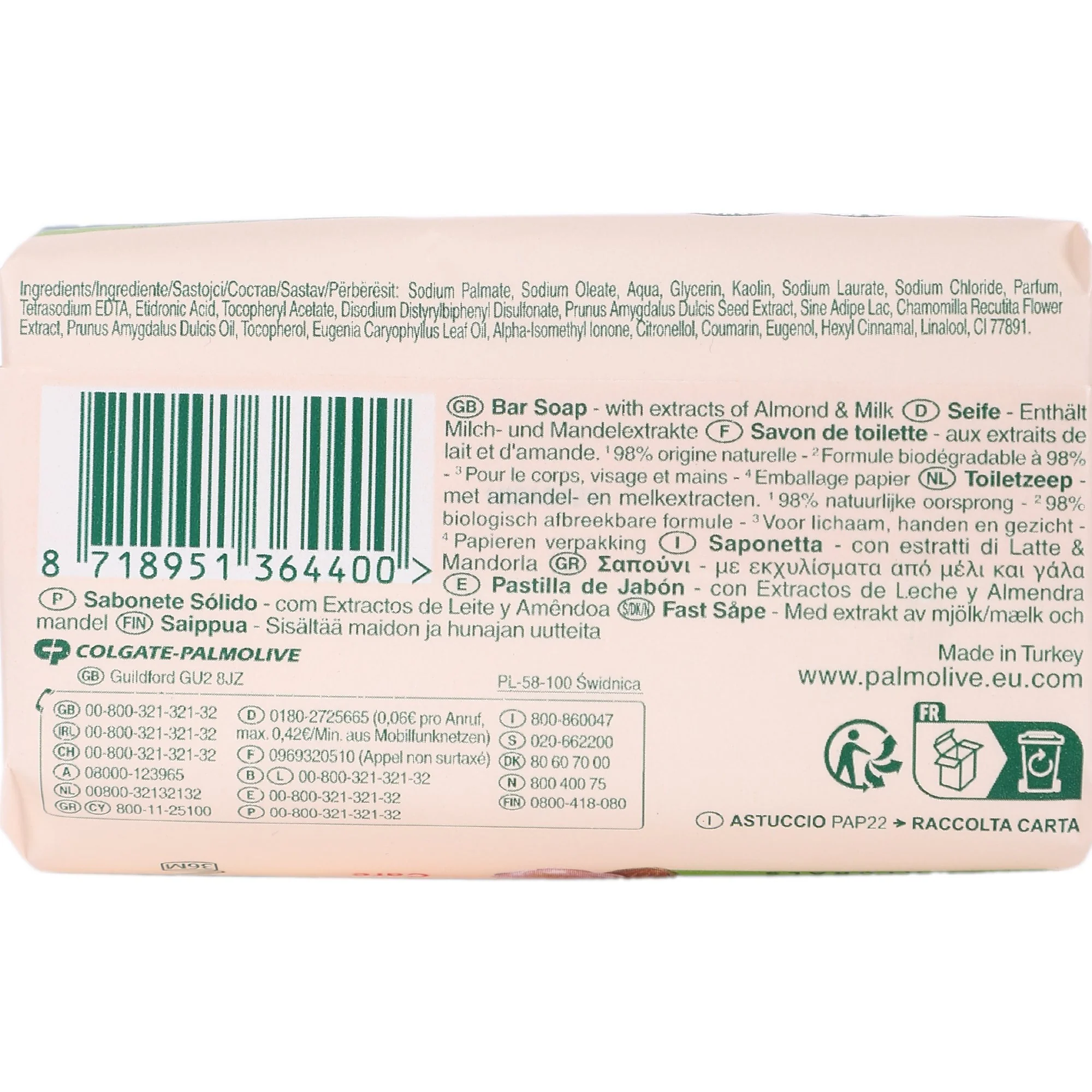 Lot de 4 savons naturels au lait d'amande - Image 3