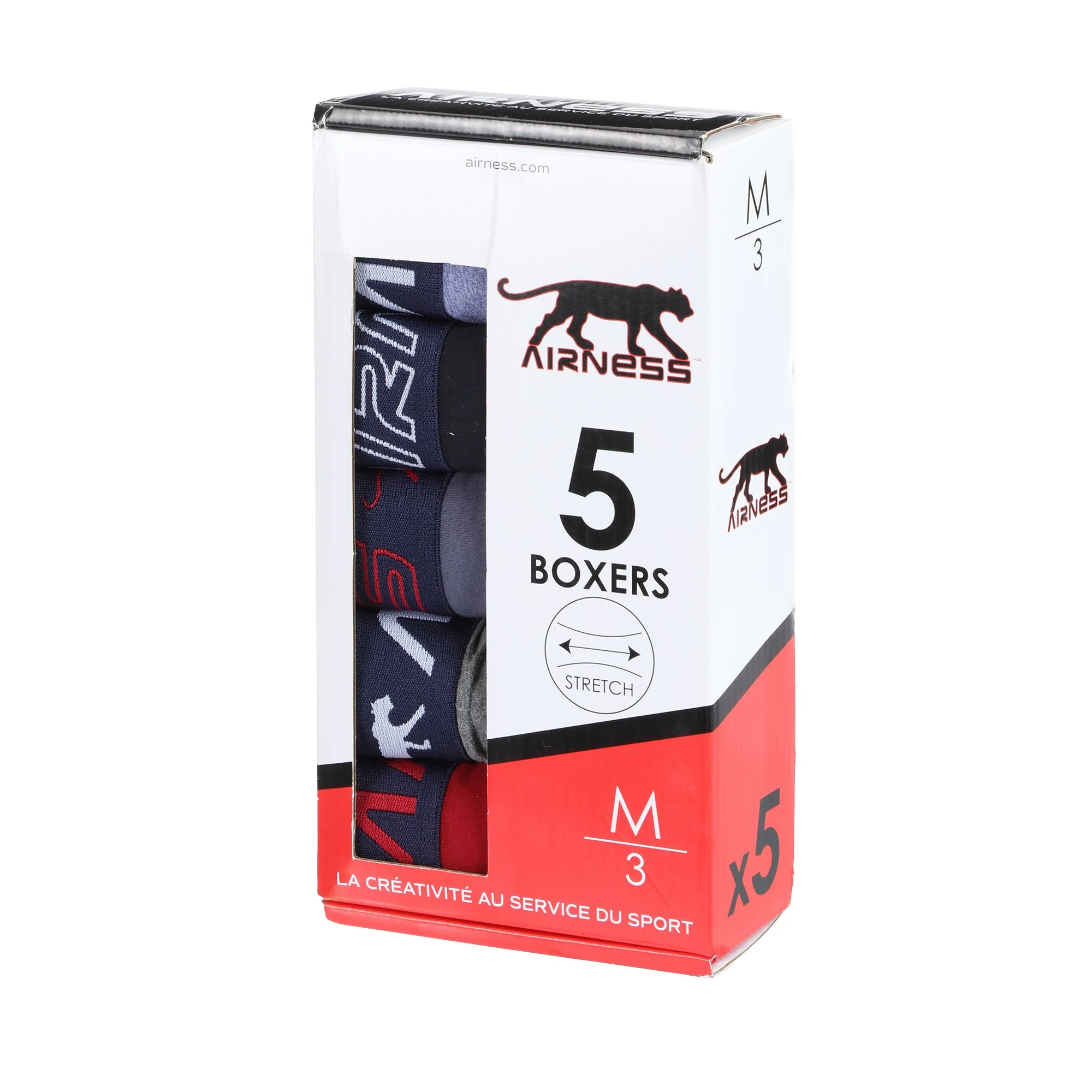 Lot de 5 Boxers en Coton - Image 2