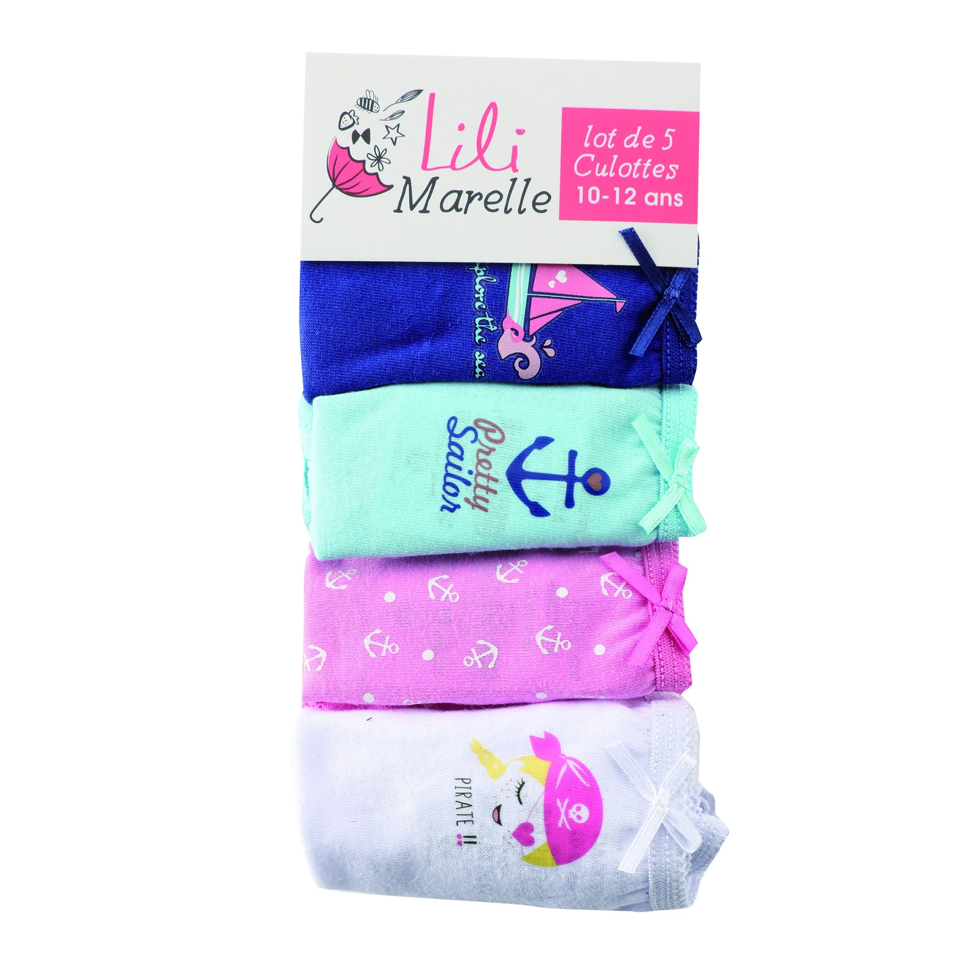 Lot de 5 culottes fantaisie - Image 2
