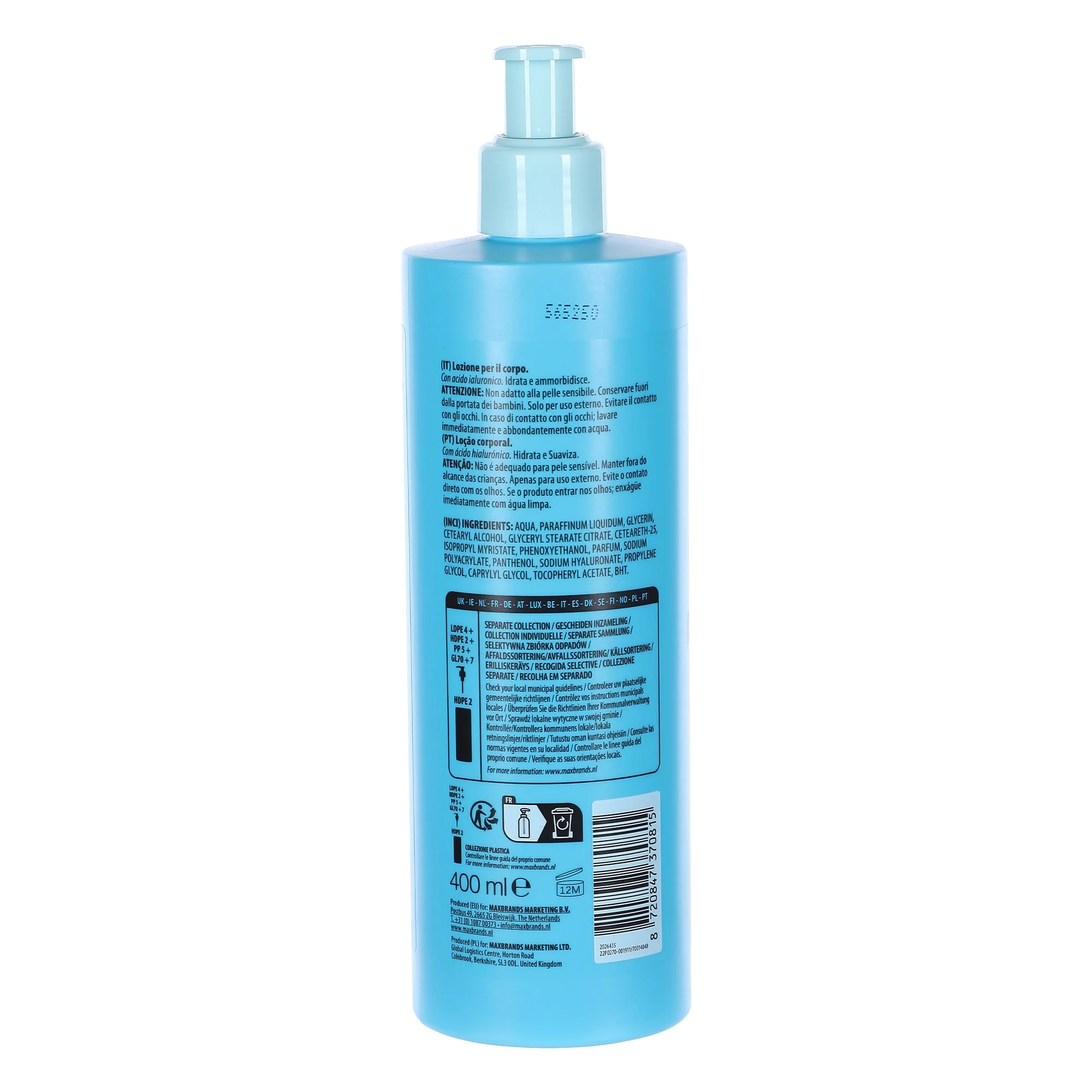 Lotion corporelle hydro shock en pompe - Image 2