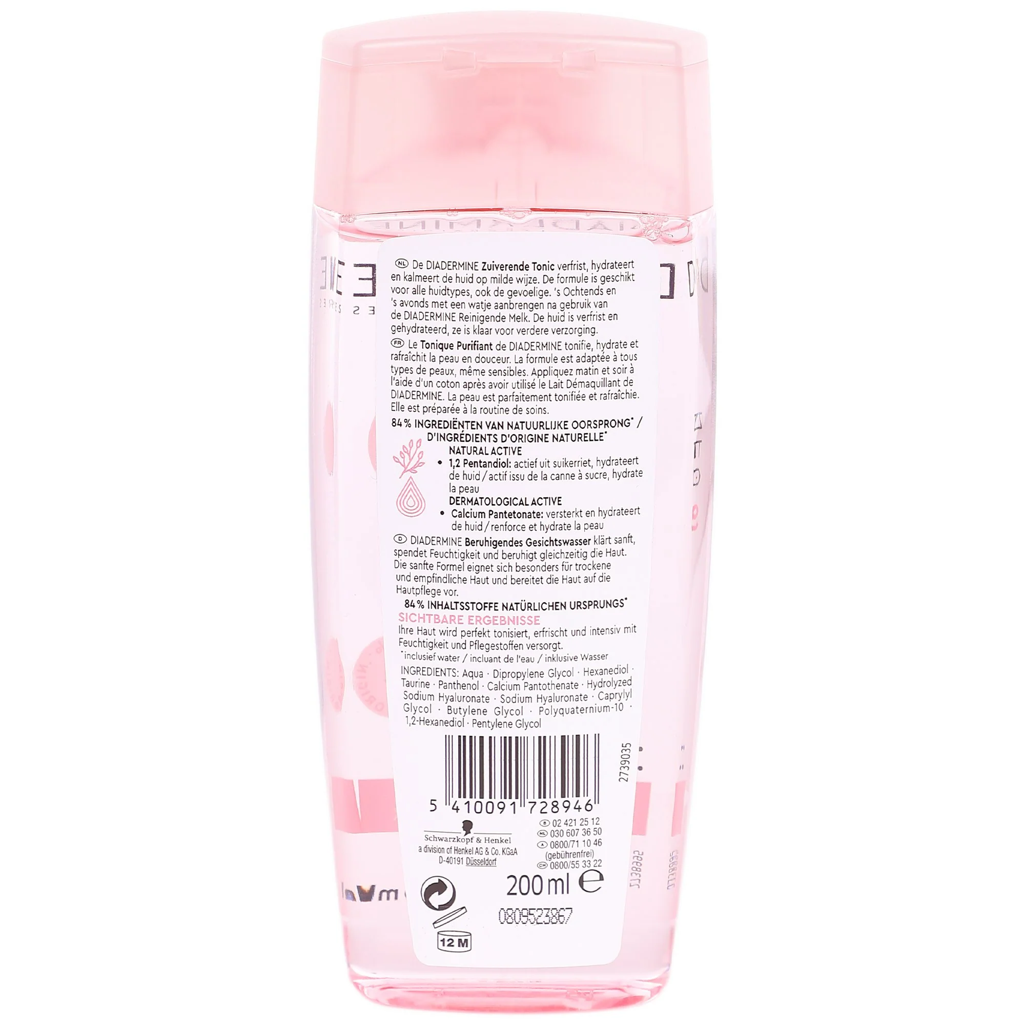 Lotion tonique purifiante tous types de peaux